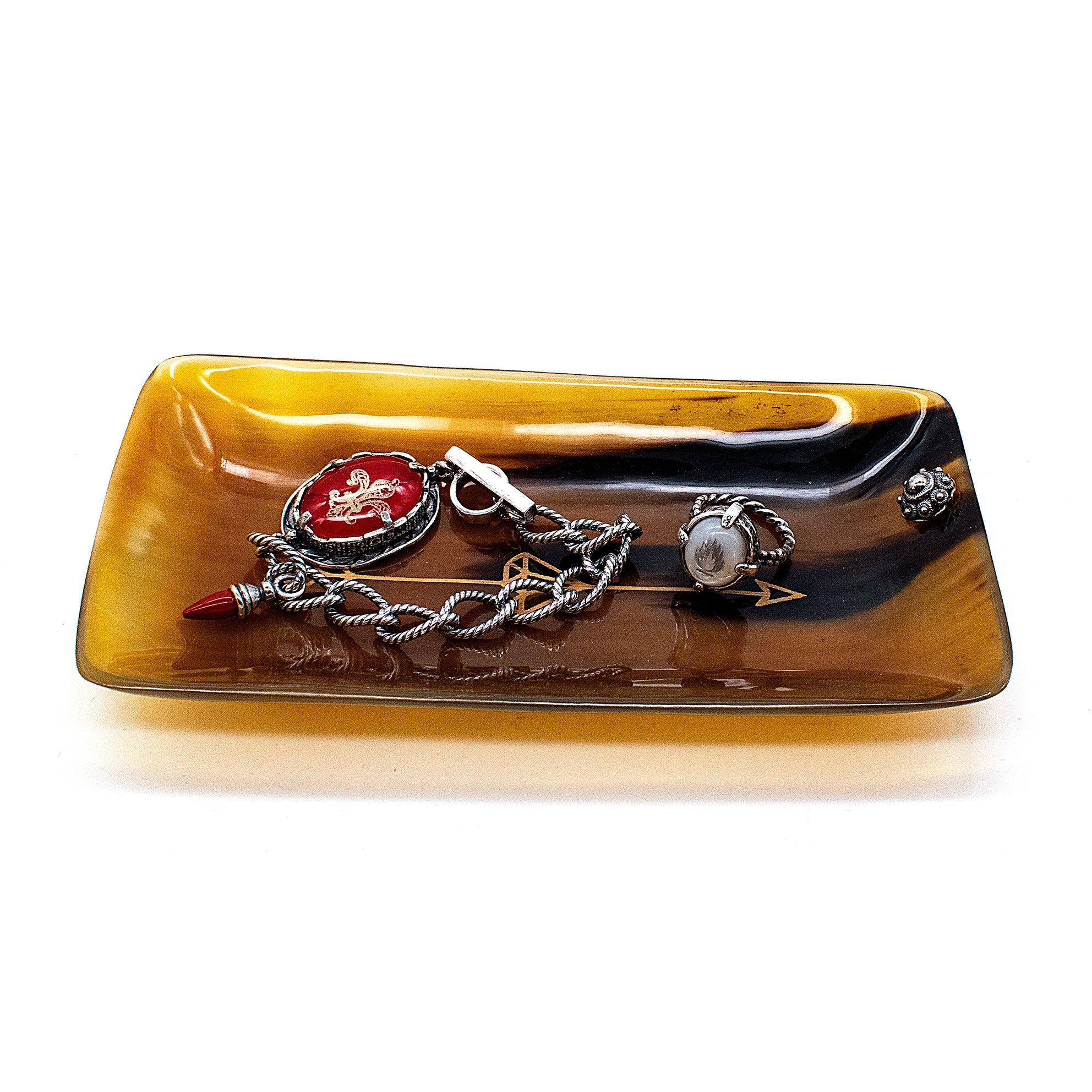 24h10 Beige horn tray