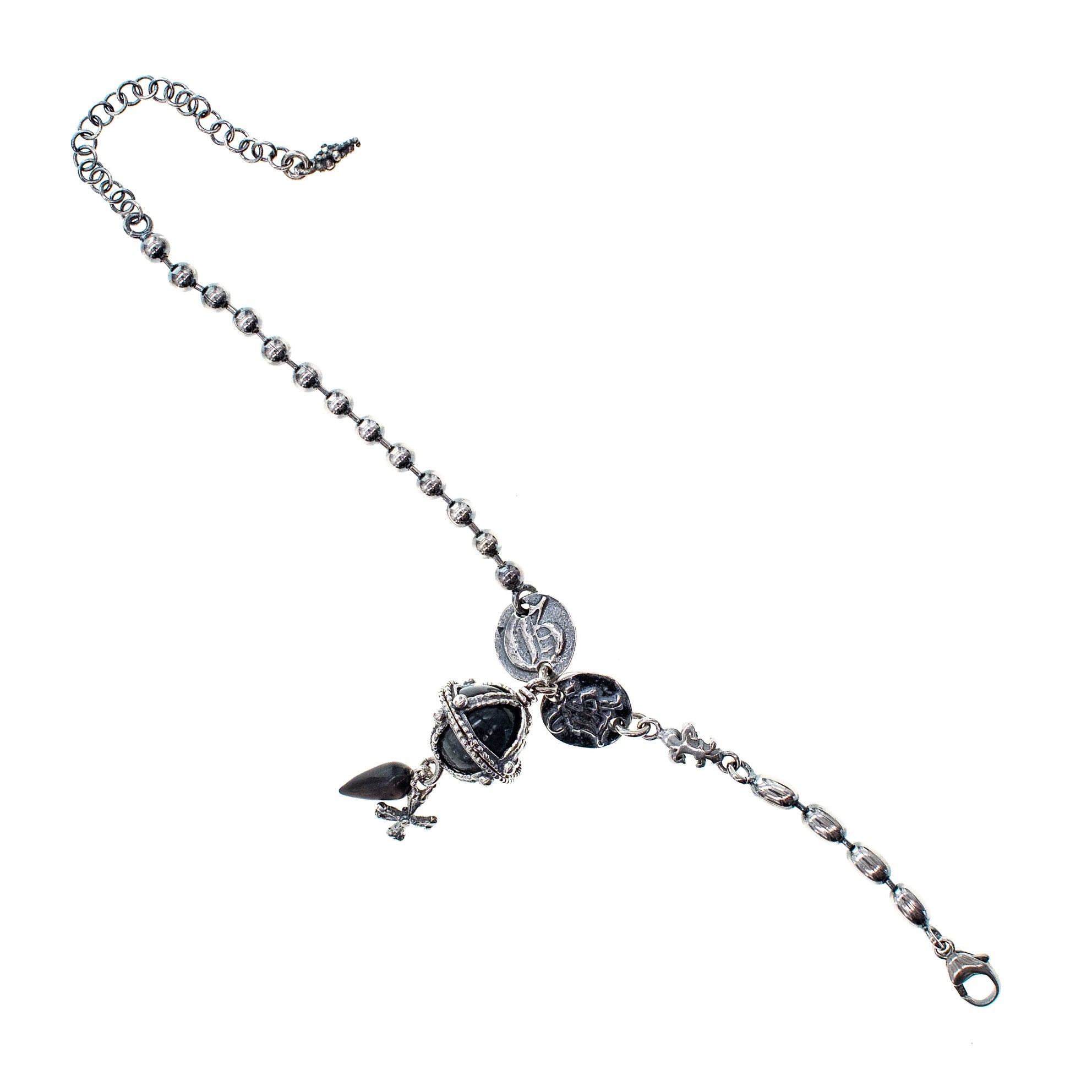 B 24d10 hawkeye charm bracelet