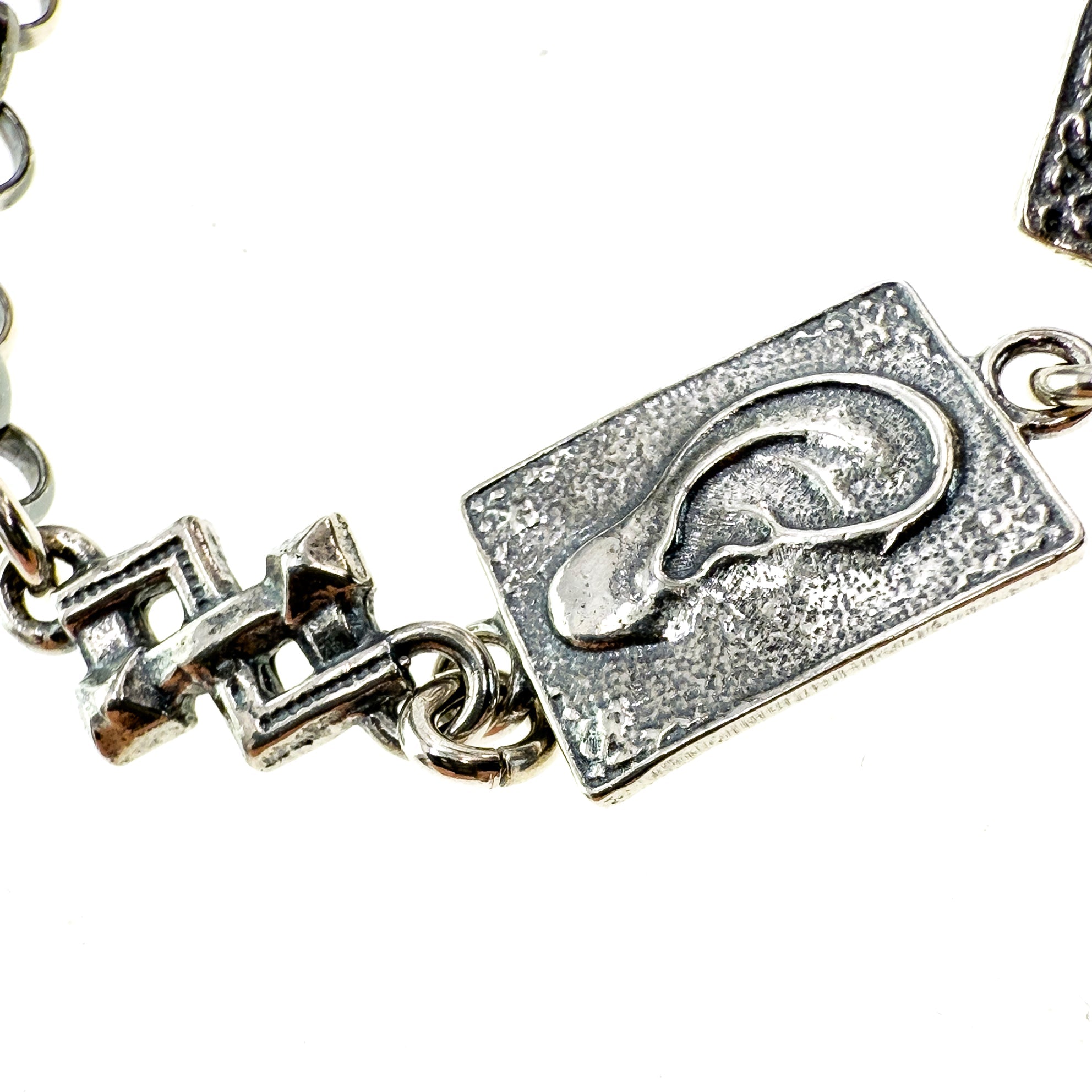 B 25e04 Green Drop Ex-Voto Charm Bracelet