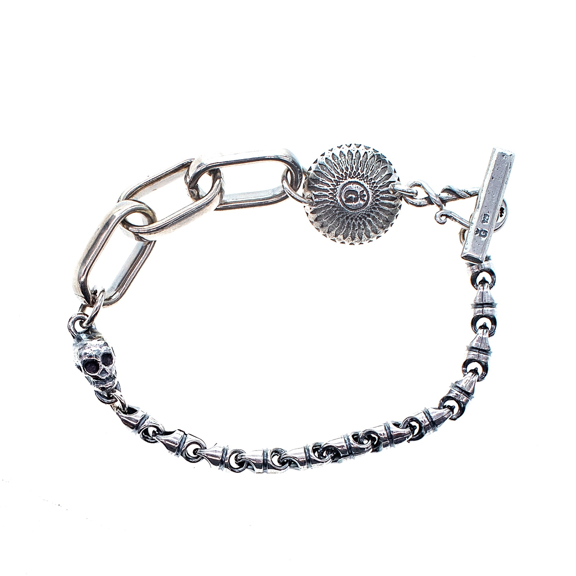 B 25f02 Rebel Rebel Silver Bracelet