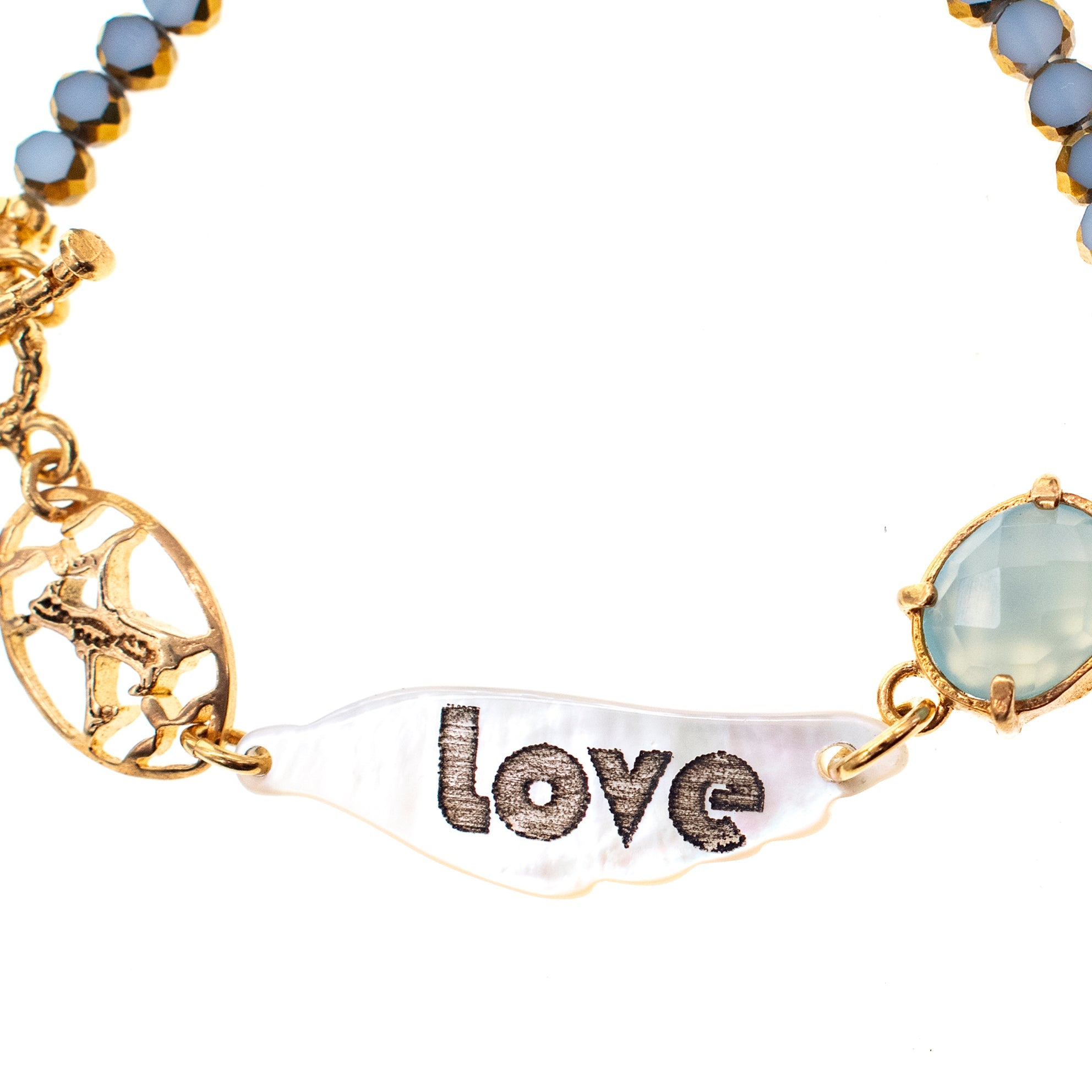 B 26g03 Love Beaded Bracelet