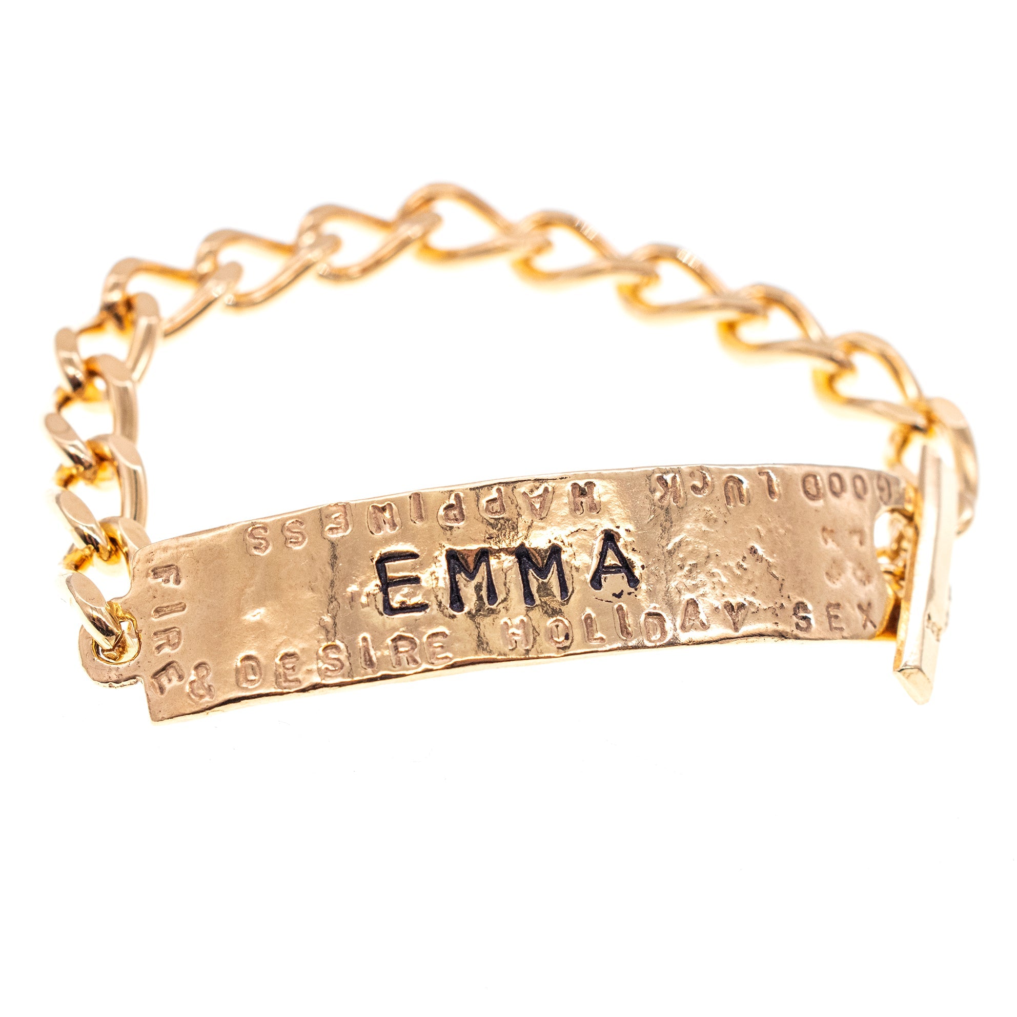 BMG03 Gold Plated Personal bracelet