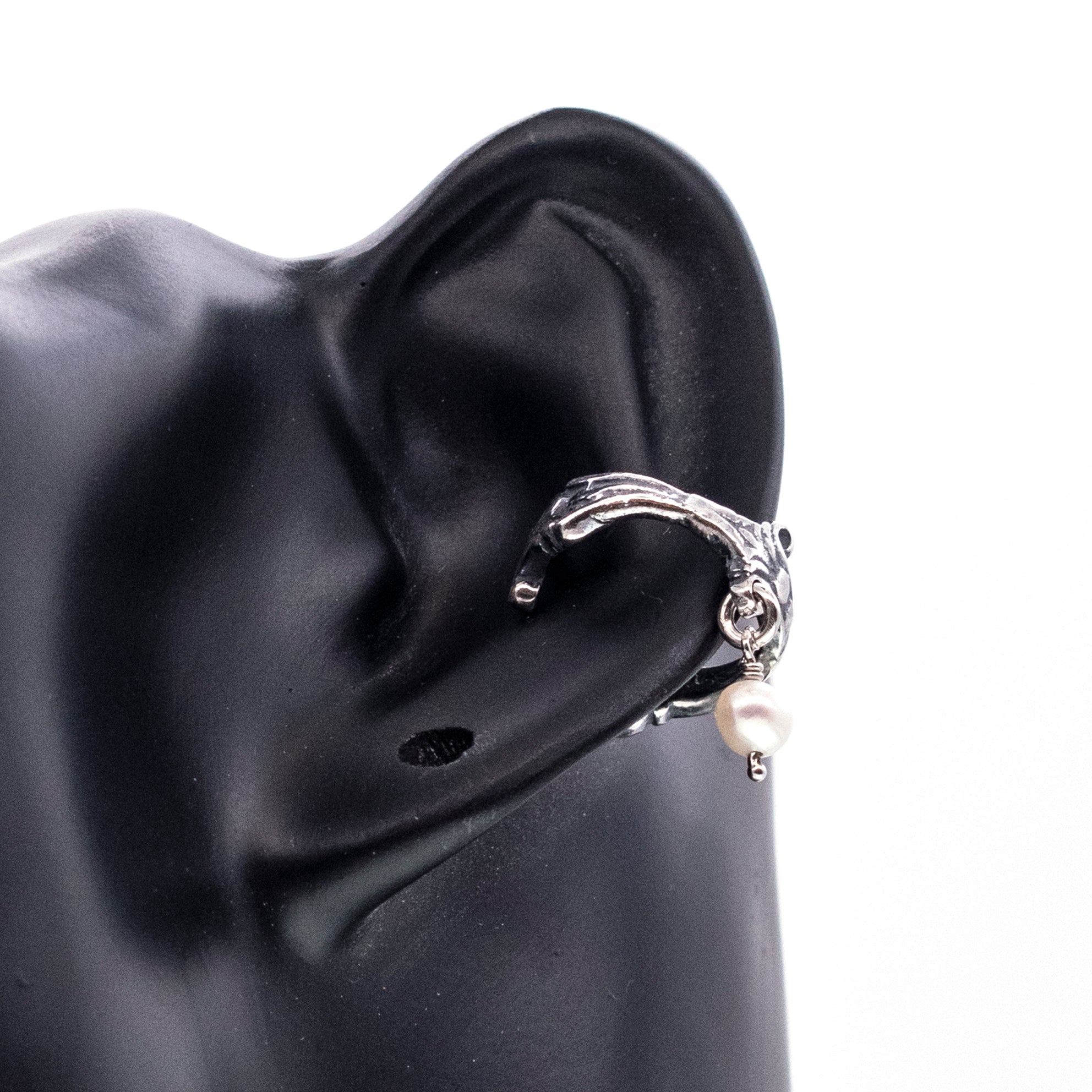 Ear cuff silver 01