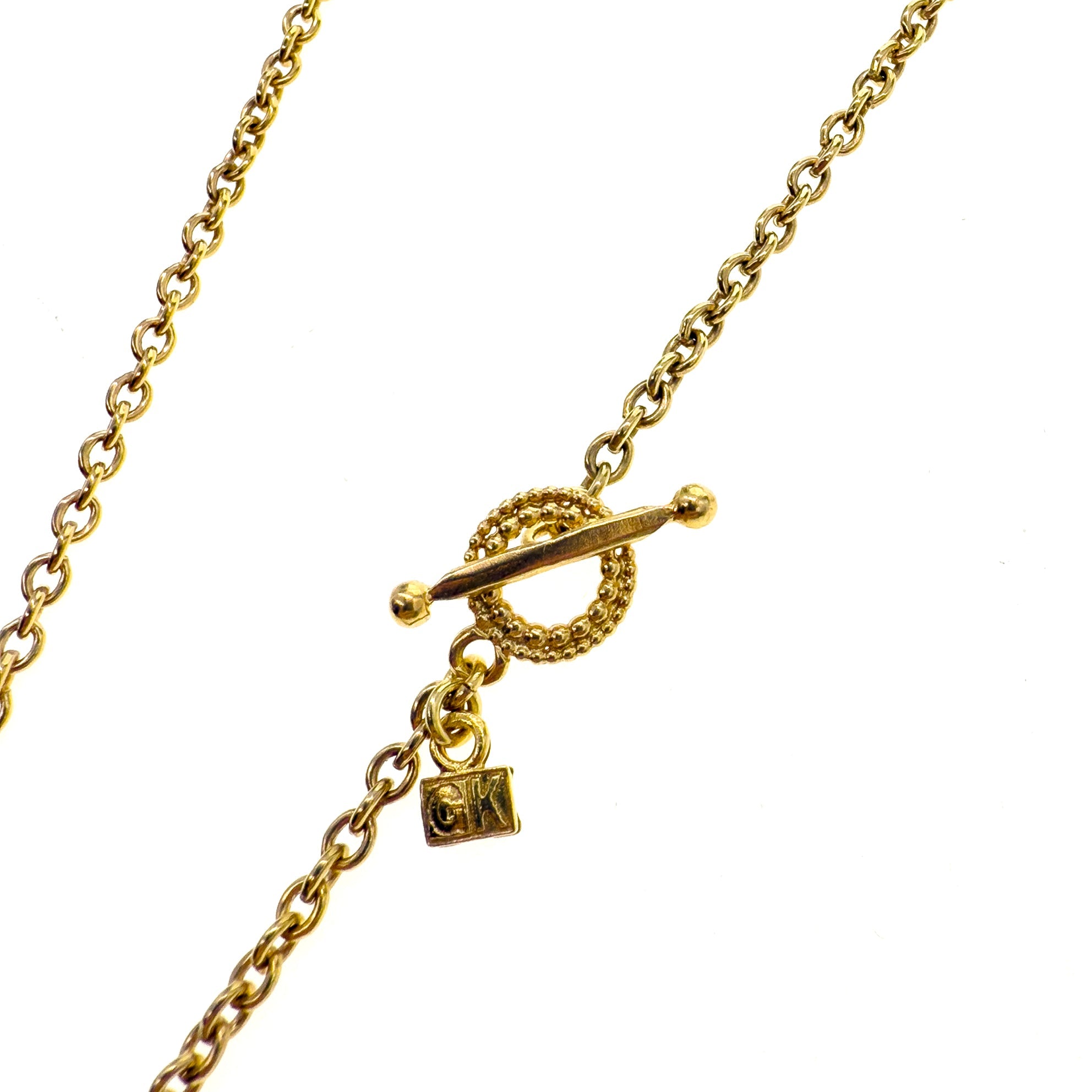 NK 25g32 Square Engraved Bone Heart Necklace
