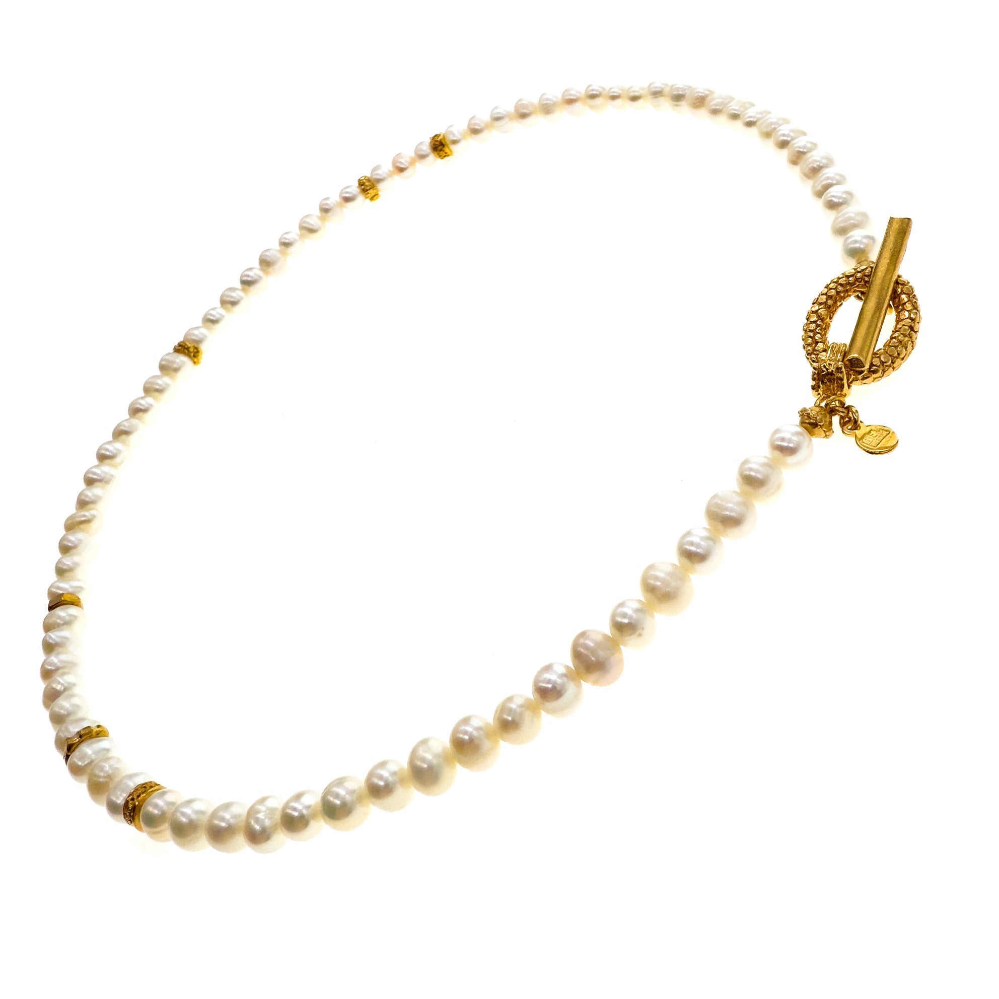 NK 25g36 white Pearl Necklace