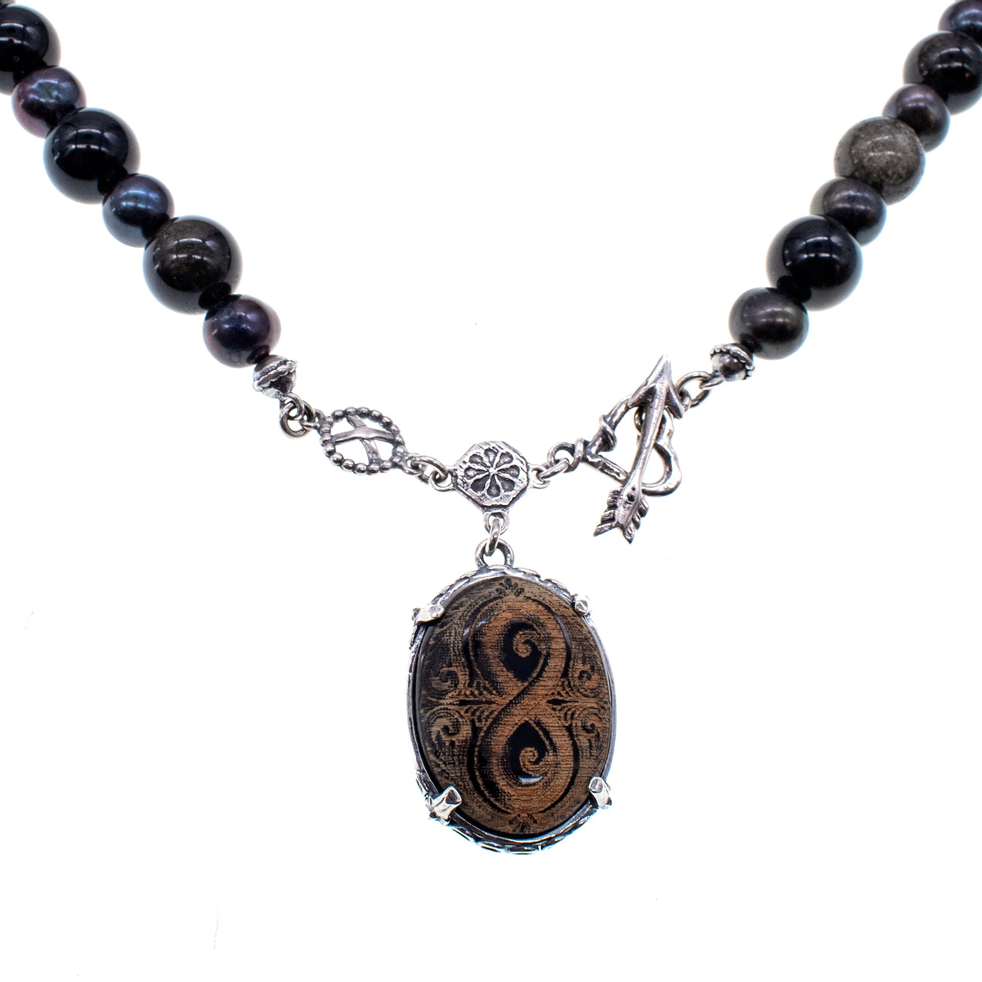 NK 25h03B Eternal midnight necklace