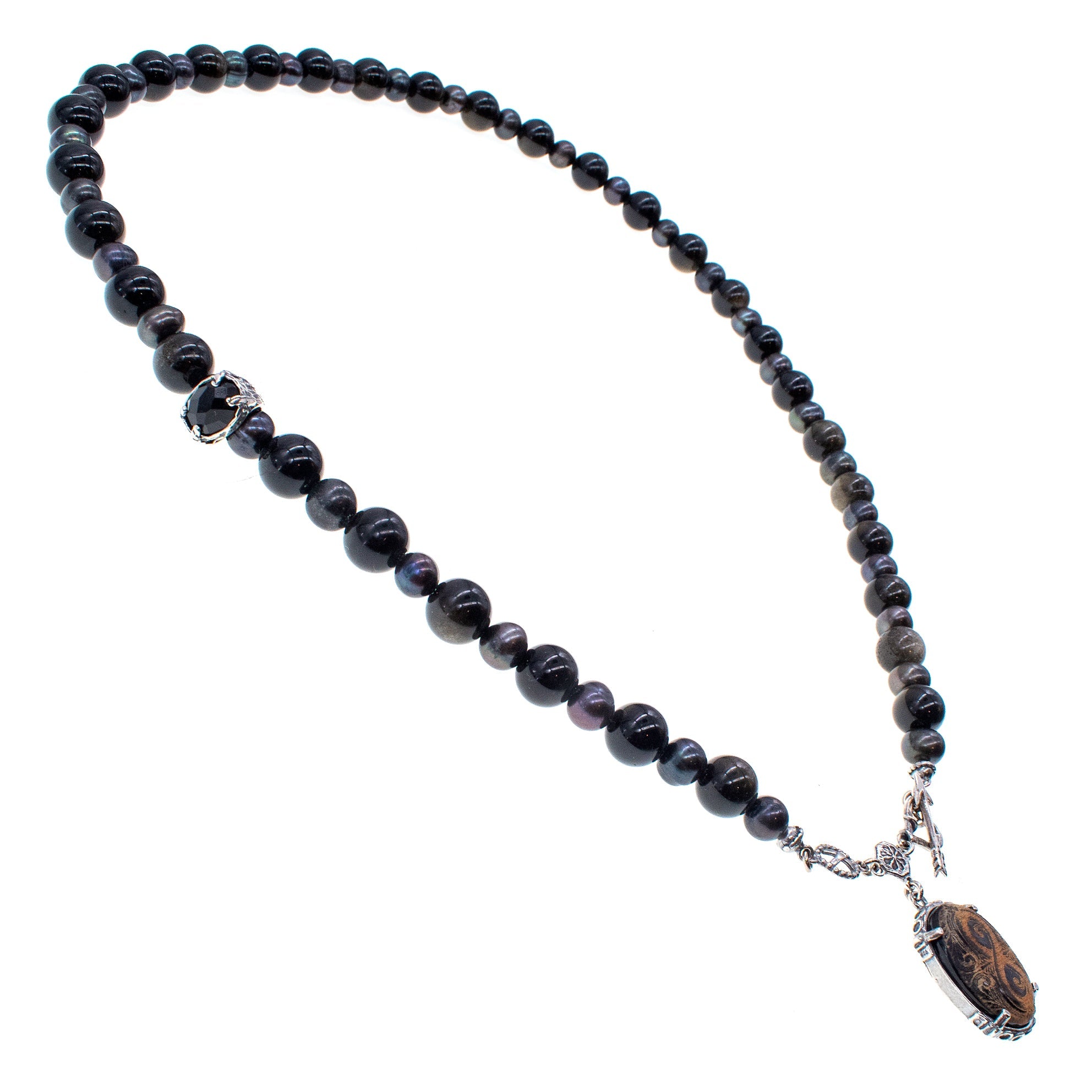 NK 25h03B Eternal midnight necklace