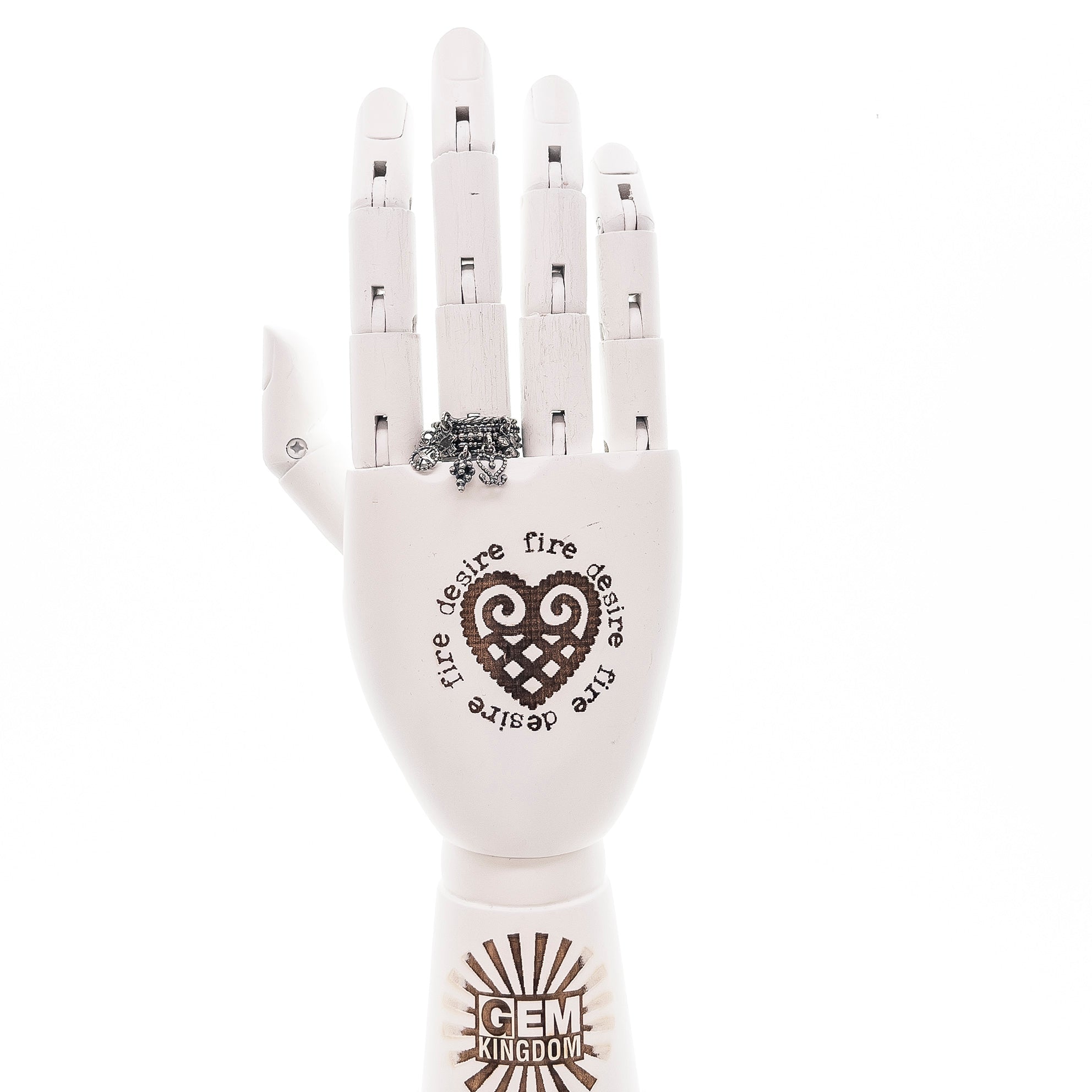 R 24d20 Five Charm Stacking Ring set