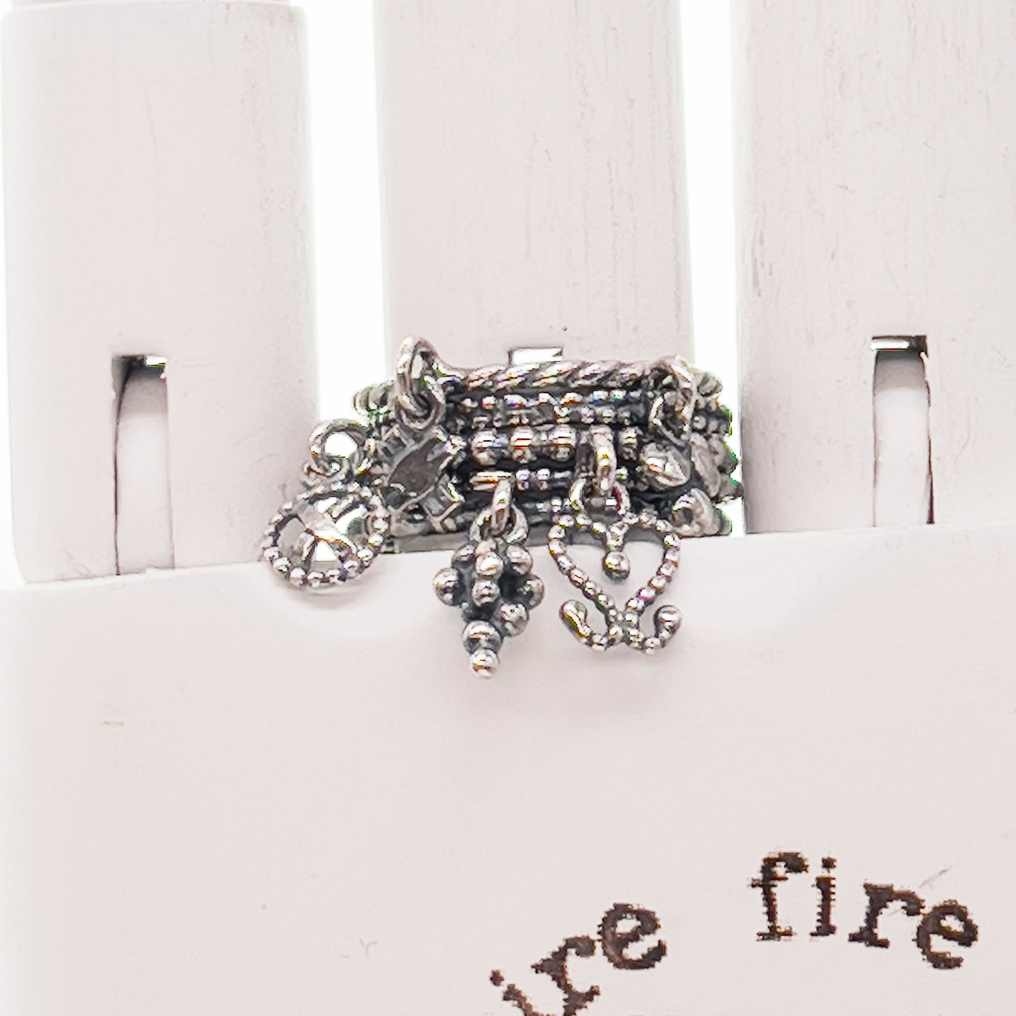 R 24d20 Five Charm Stacking Ring set