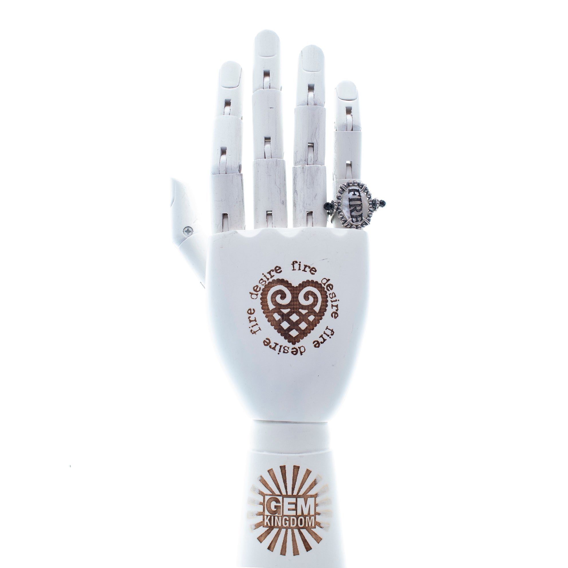 R 25e16A White Fire & Desire Flip Ring