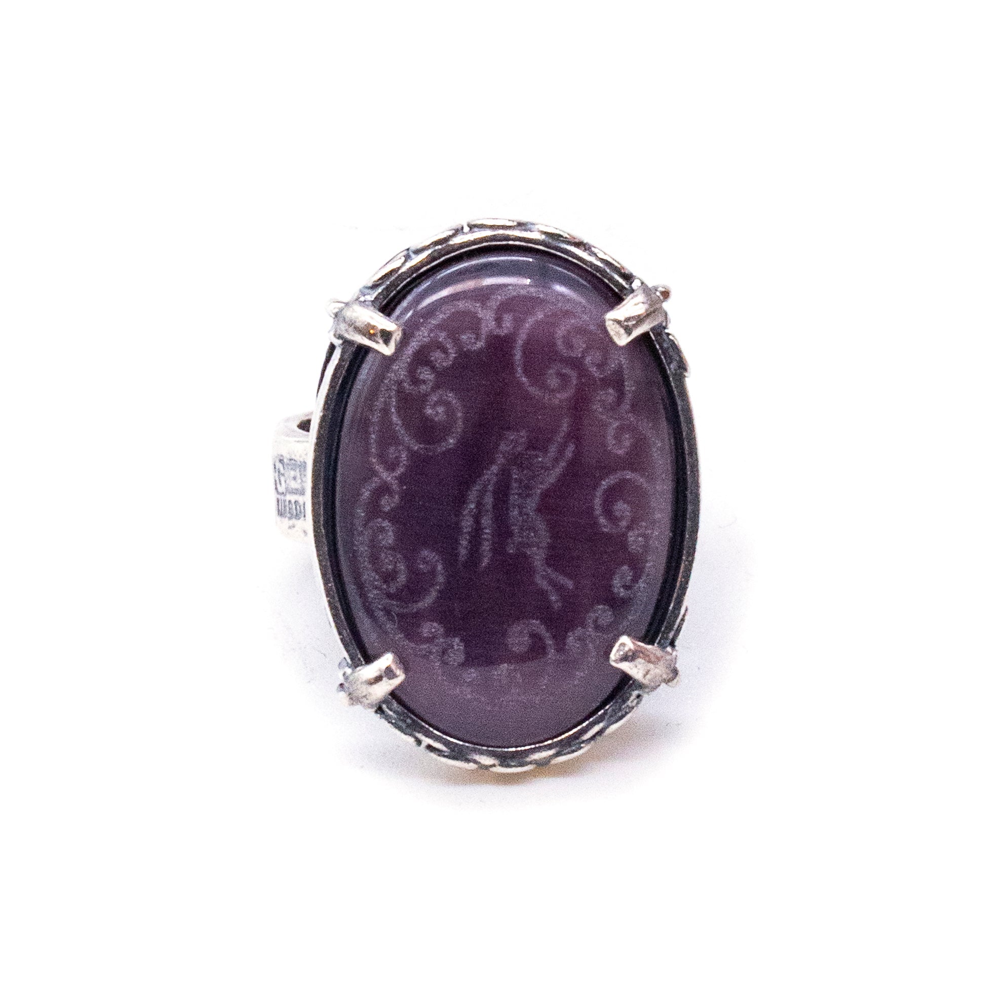 R 26a07C Purple Jumping Hare Ring