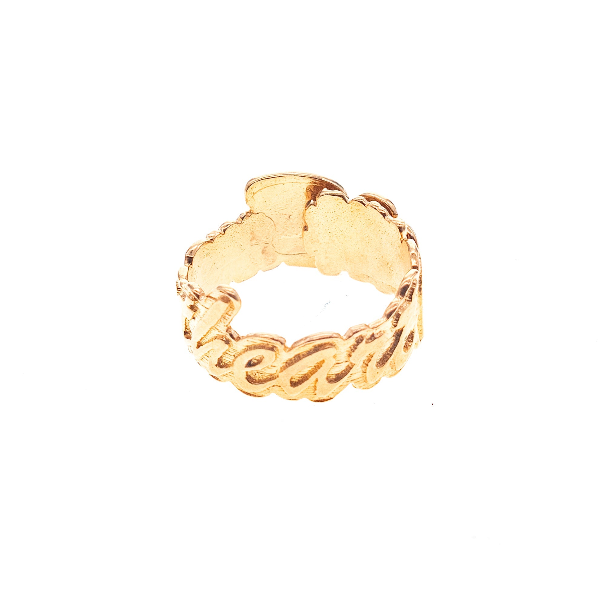 R 26g09 Sweetheart ring gold