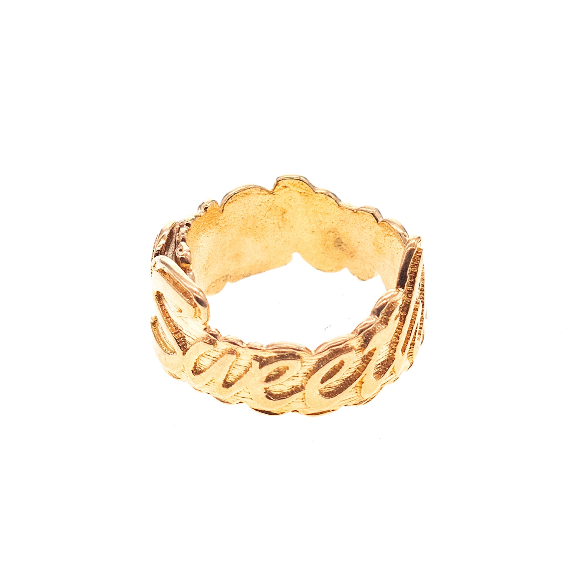 R 26g09 Sweetheart ring gold