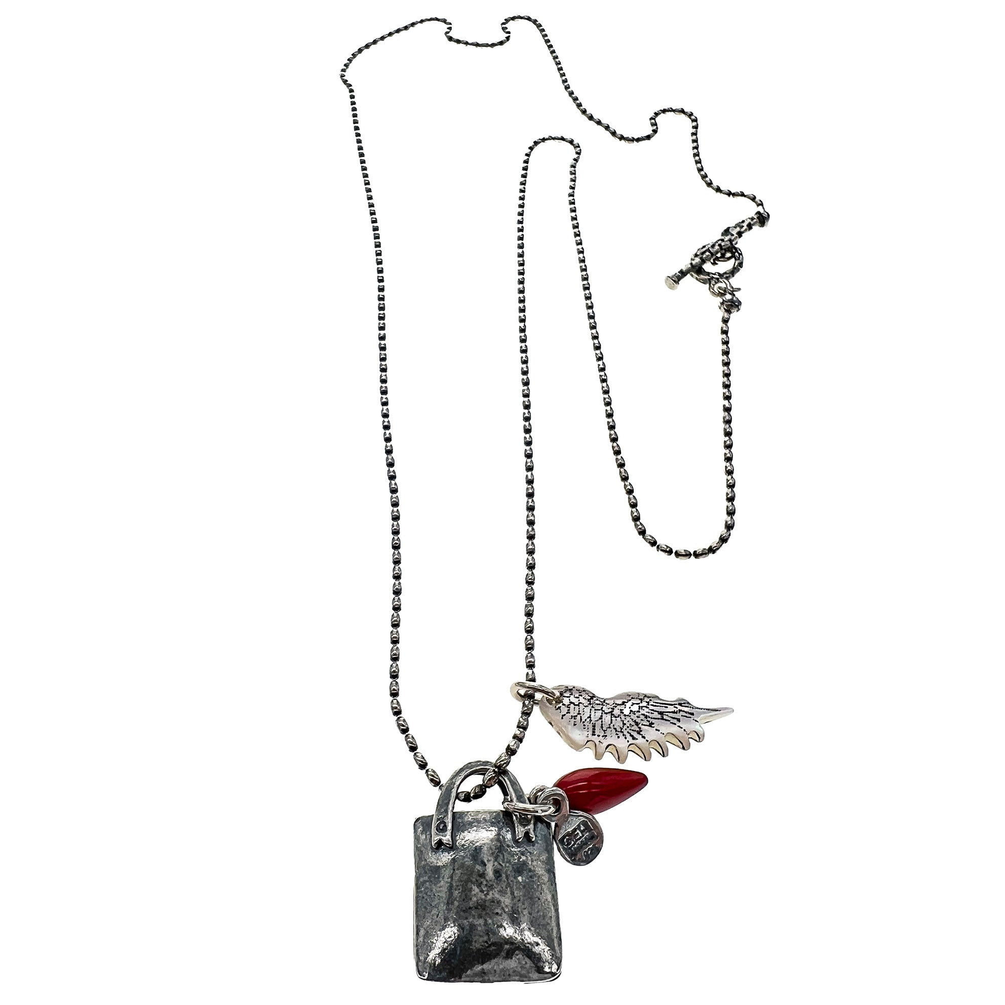 NK 24d21 tote bag necklace