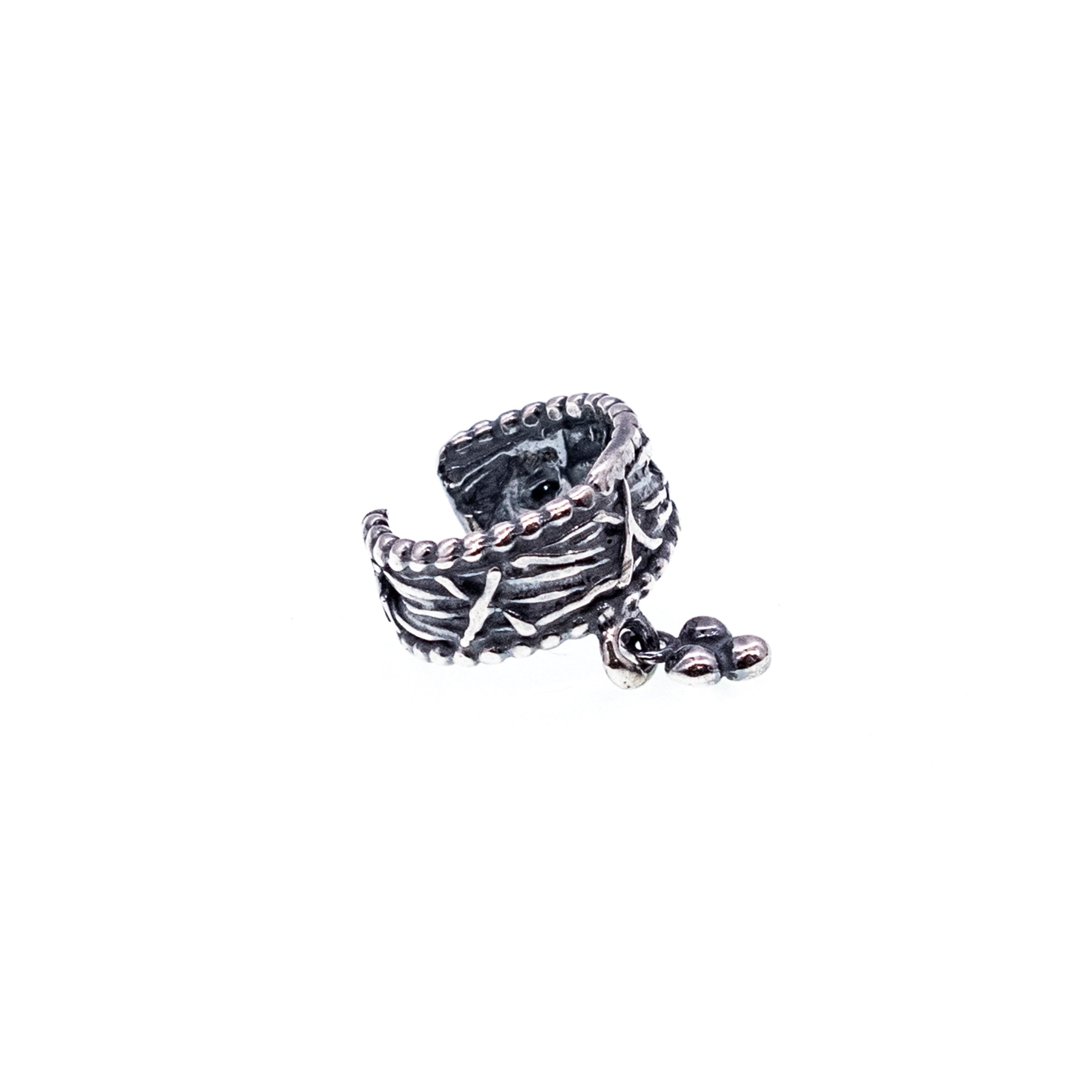 Ear cuff silver 06