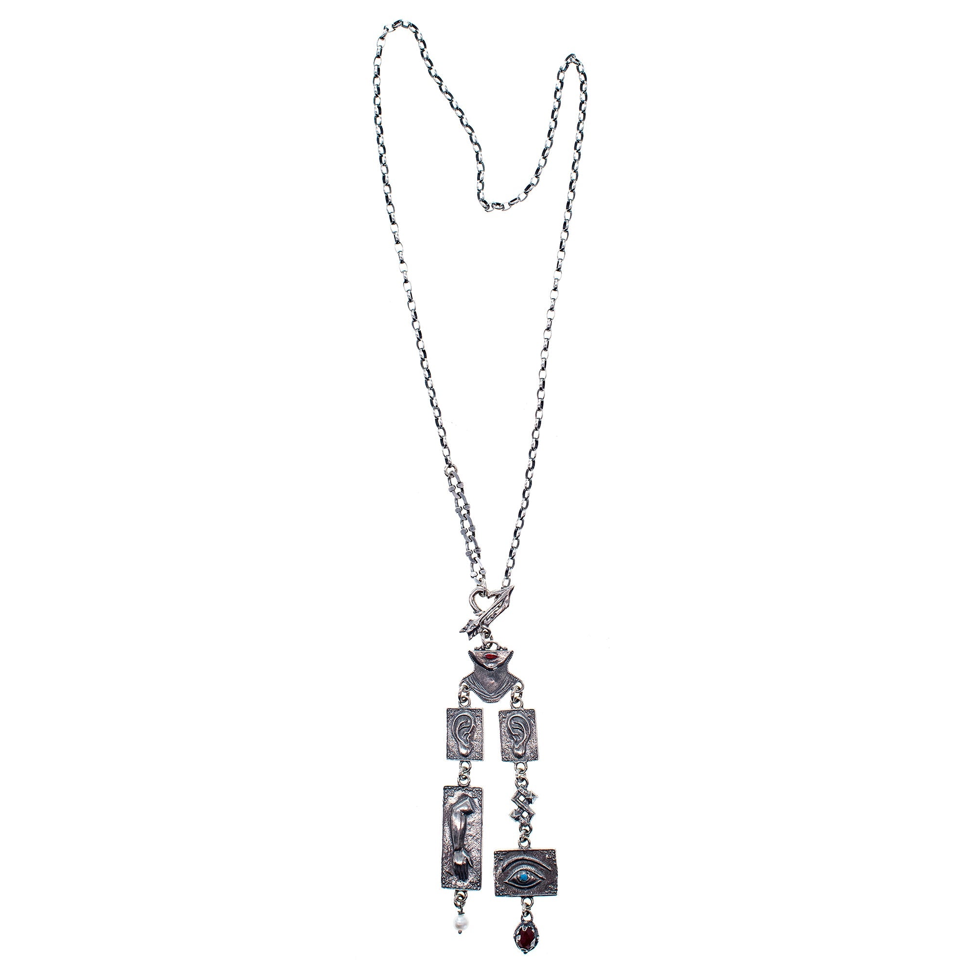 NK 25e21 Ex Voto Chandelier Necklace