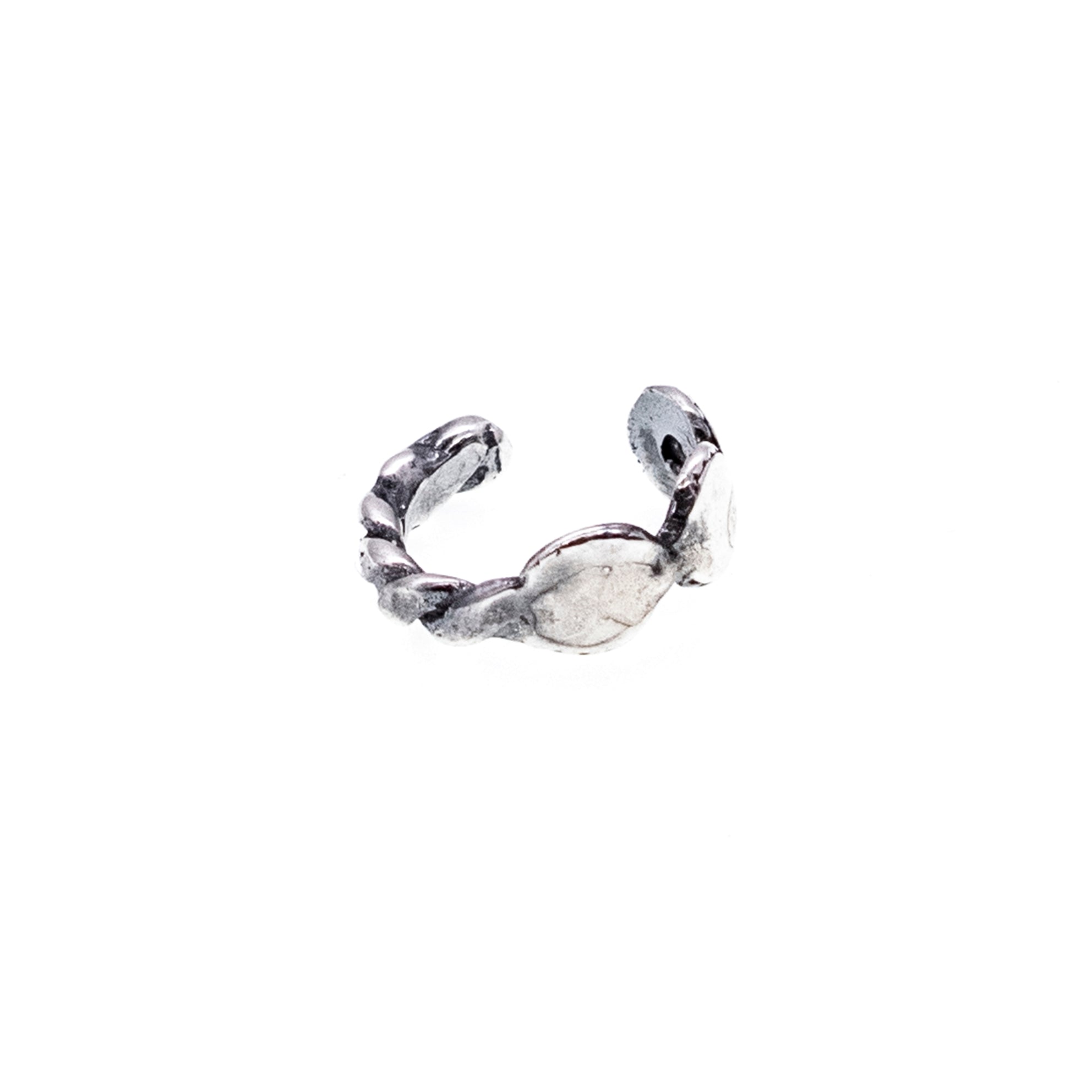 Ear cuff silver 07