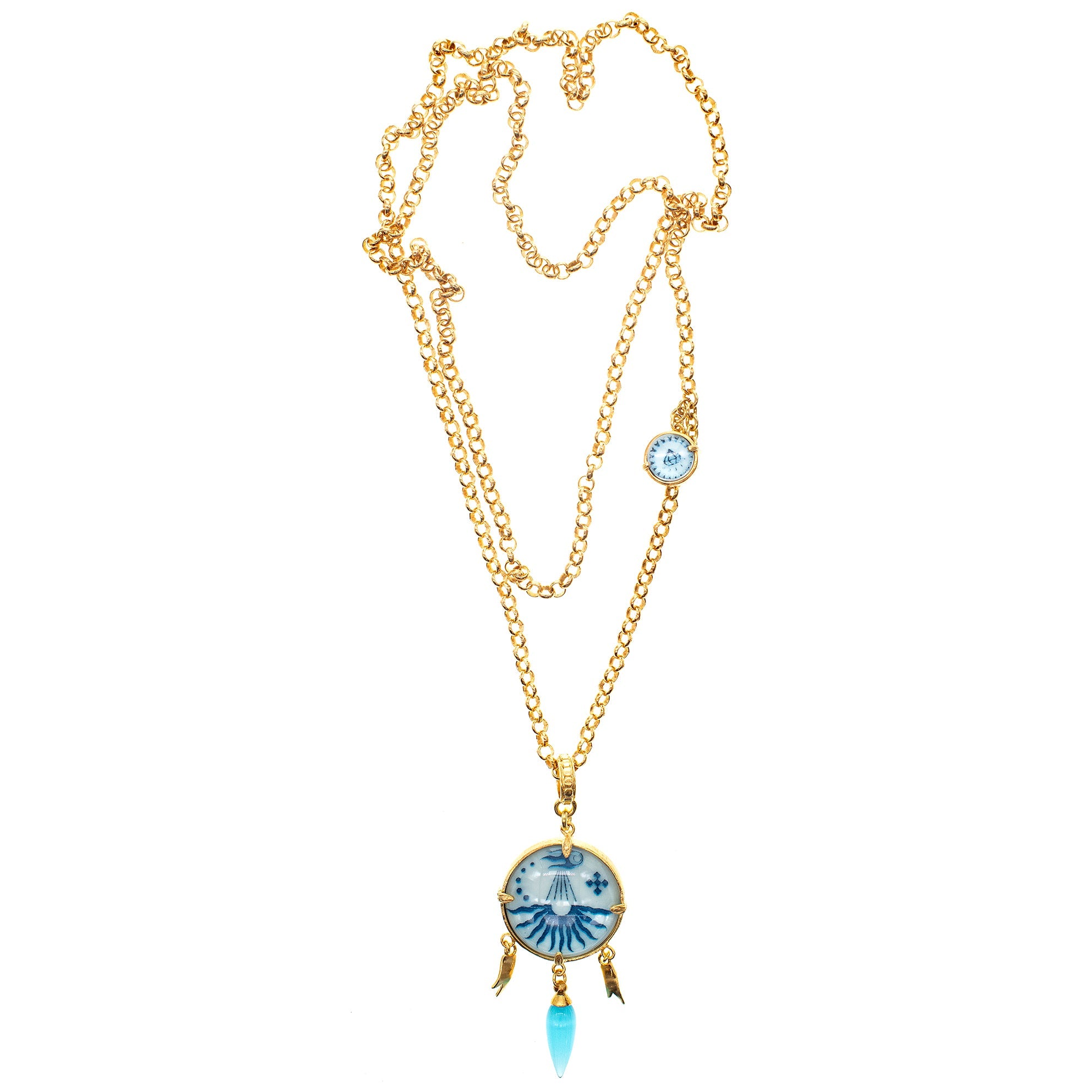 NK 25g06 Cosmic Glow Talisman Necklace