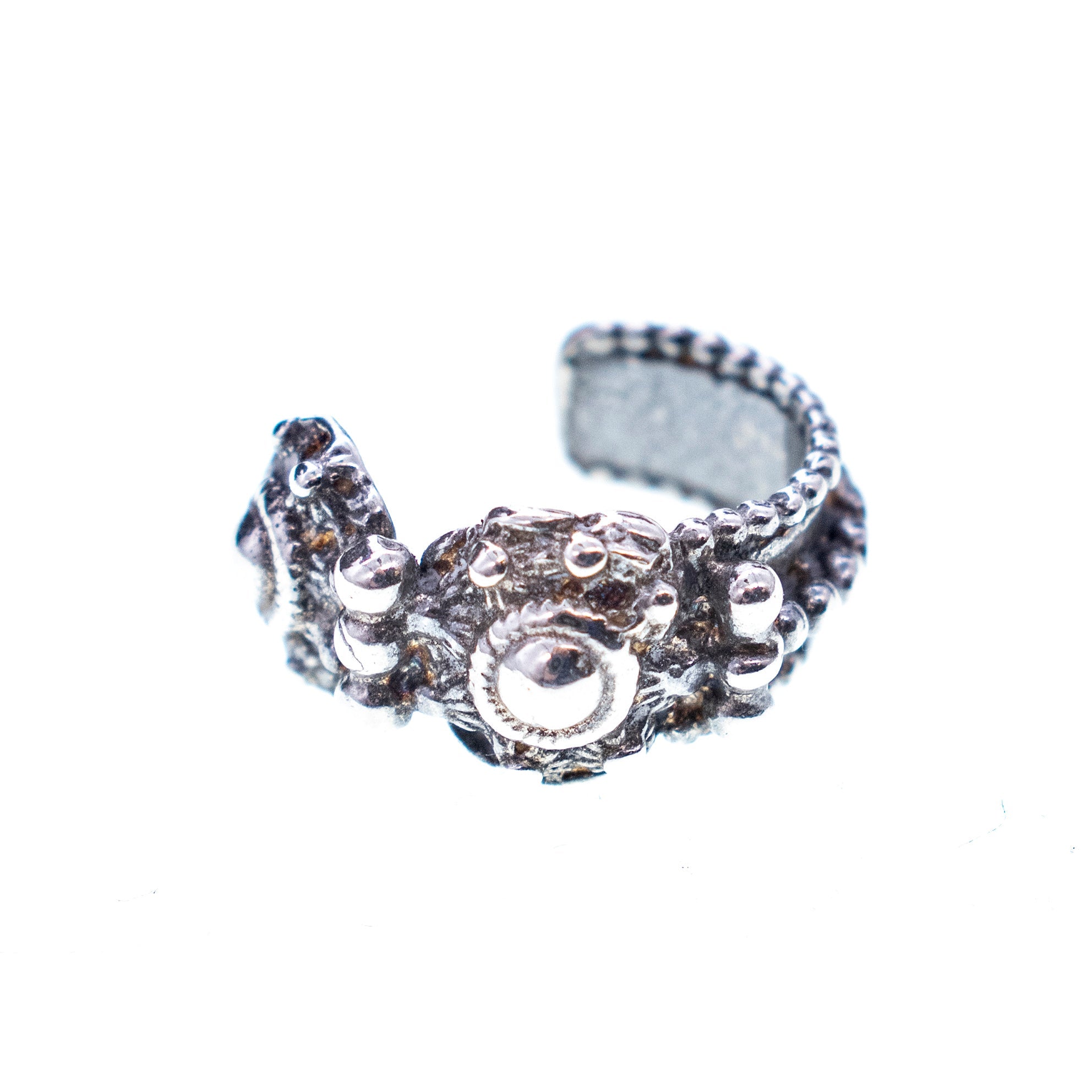 Ear cuff silver 12