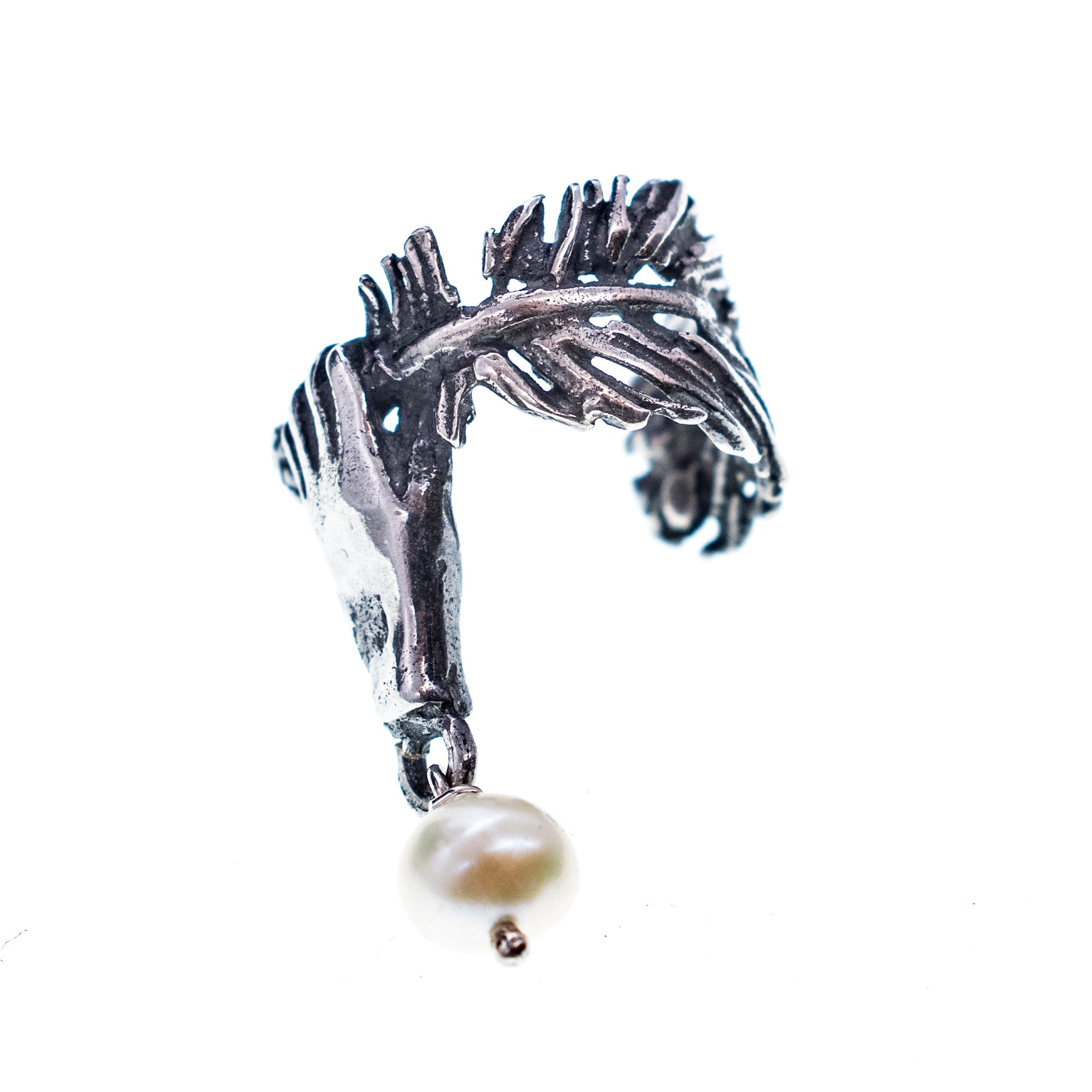 Ear cuff silver 10