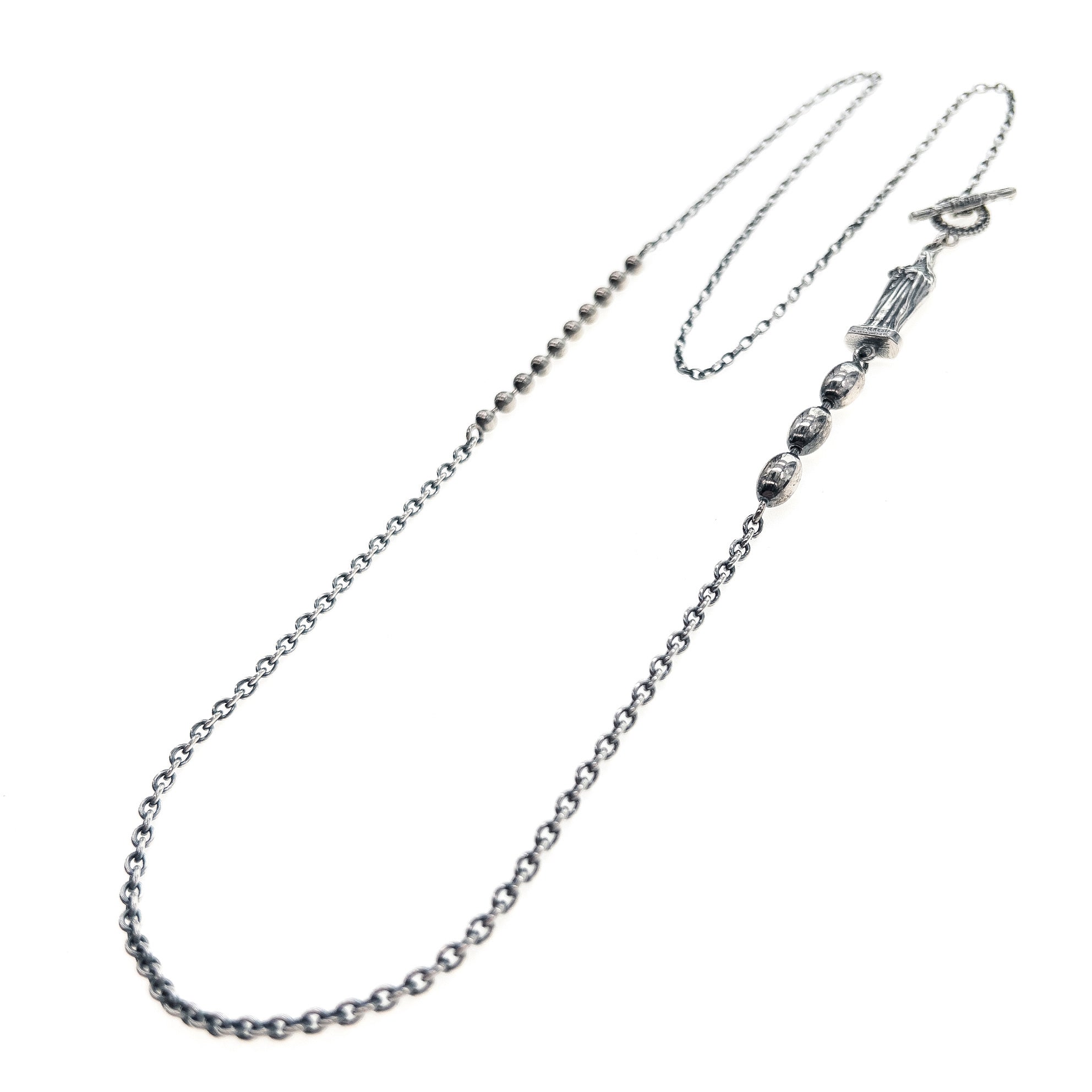 CH 235 Madonna sterling Silver Chain Necklace