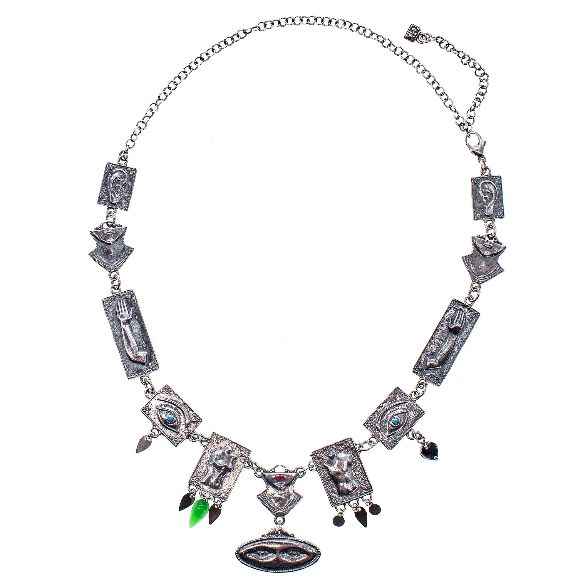 NK 25e07 Ex Voto Collar Necklace