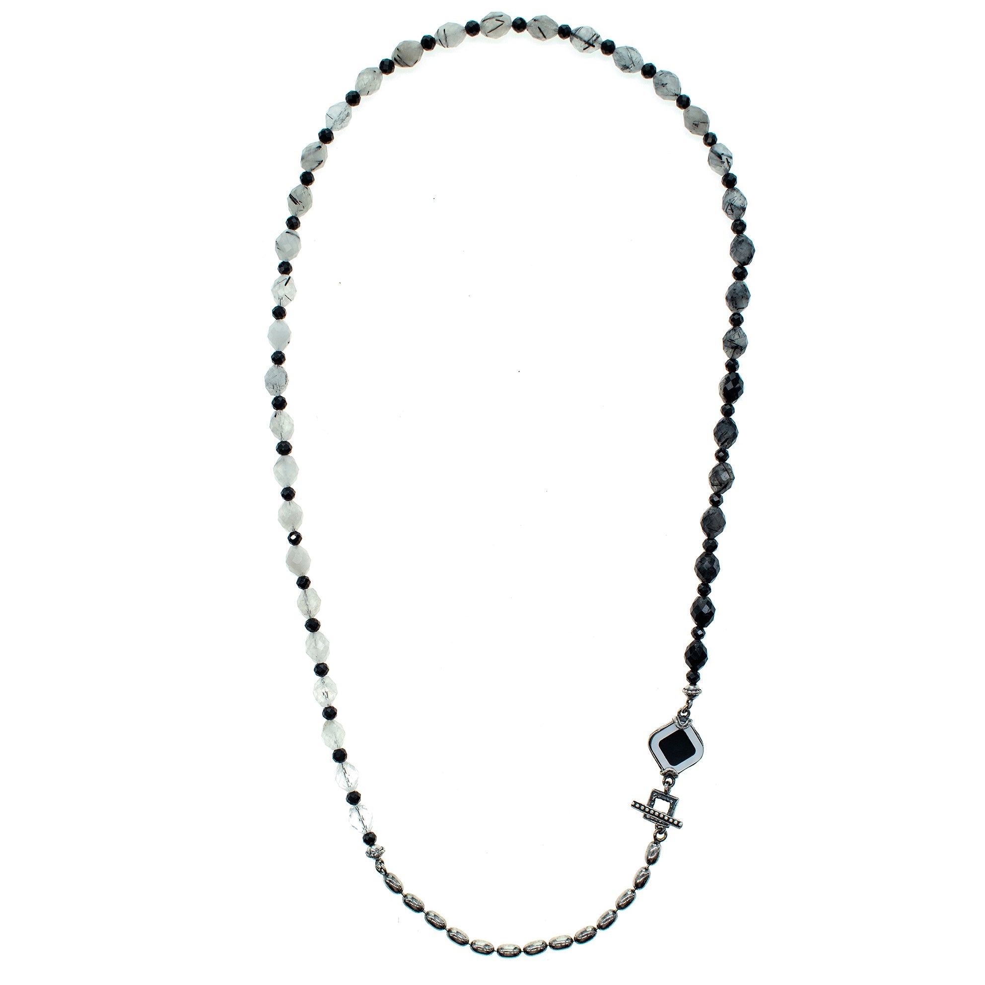 NK 25b16 Ombre Beaded Necklace