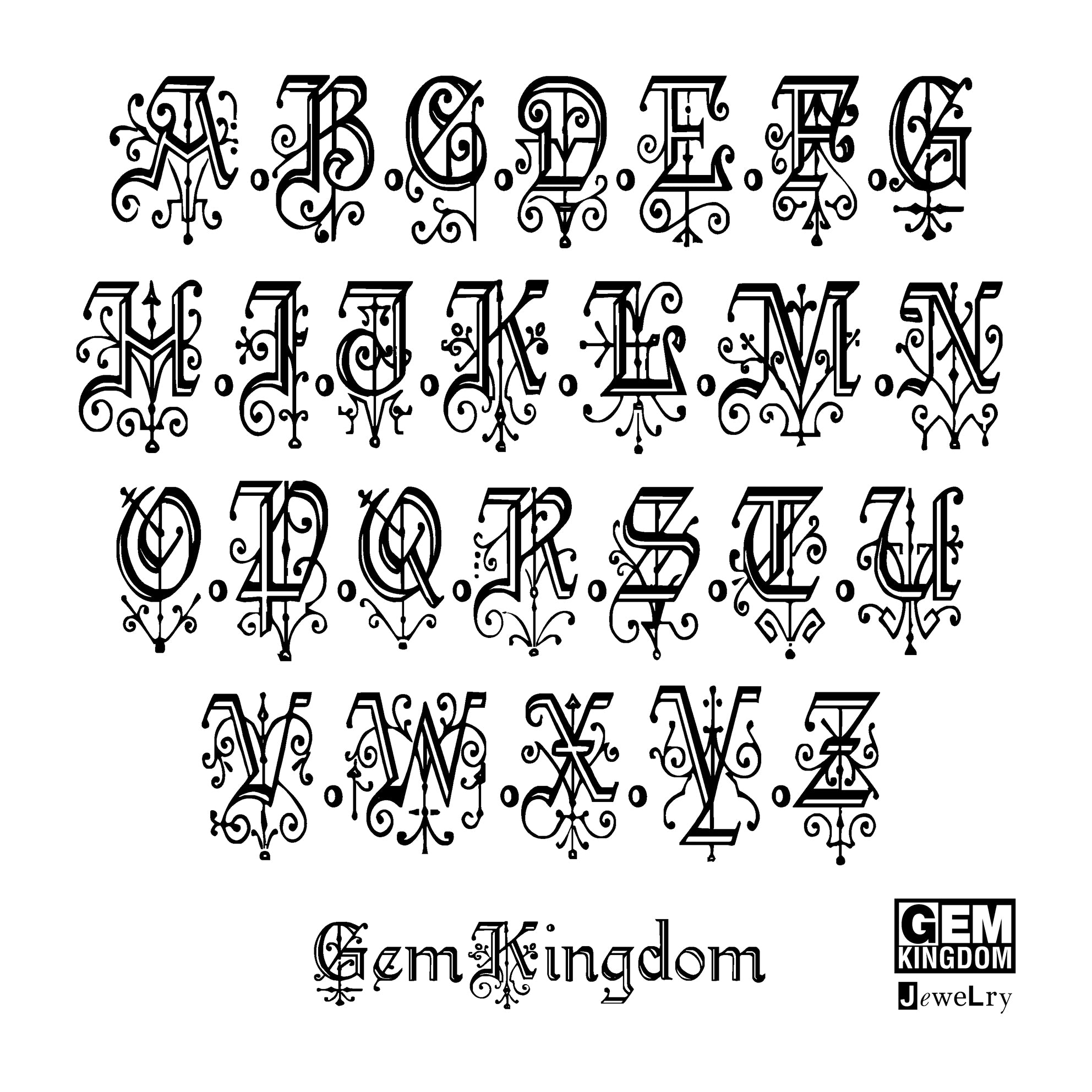 CHSPM Sterling silver monogram necklace