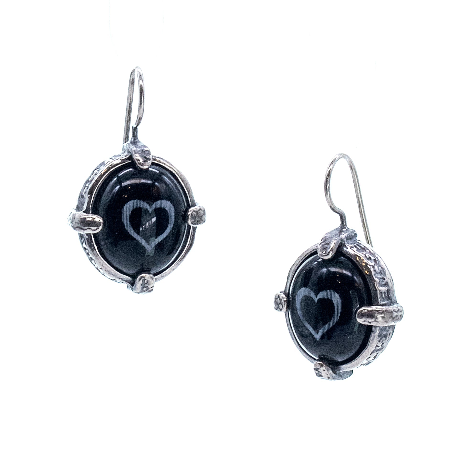 Silver earrings