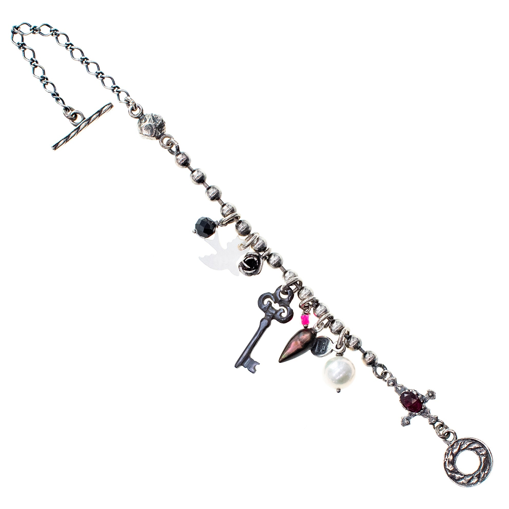 B 24d11 Key charm bracelet