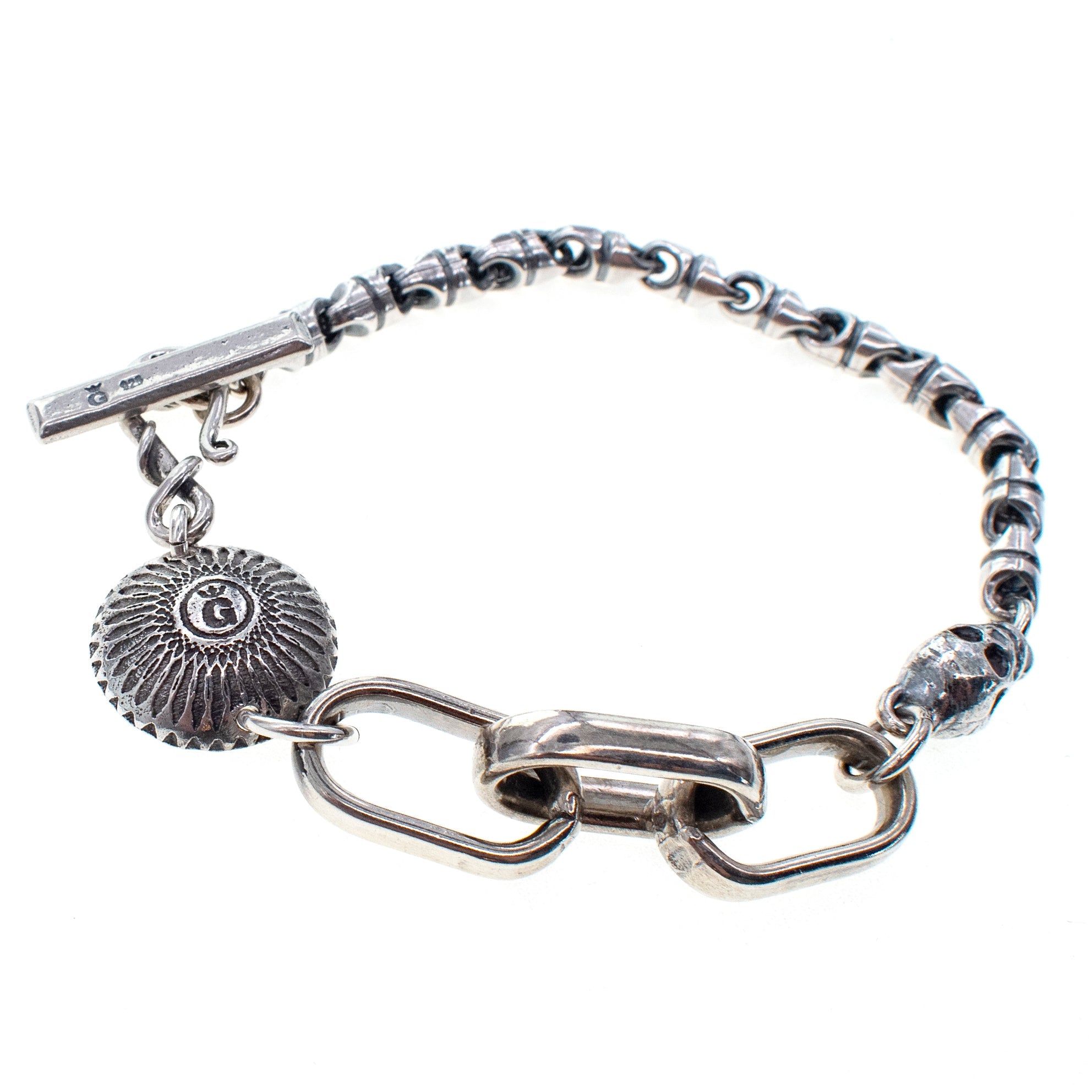 B 25f02 Rebel Rebel Silver Bracelet