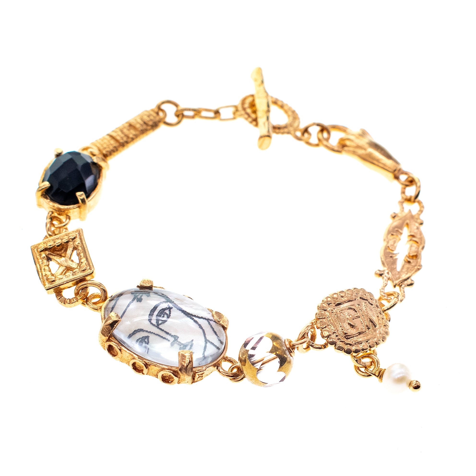 B 26g02 Picasso Charm Bracelet