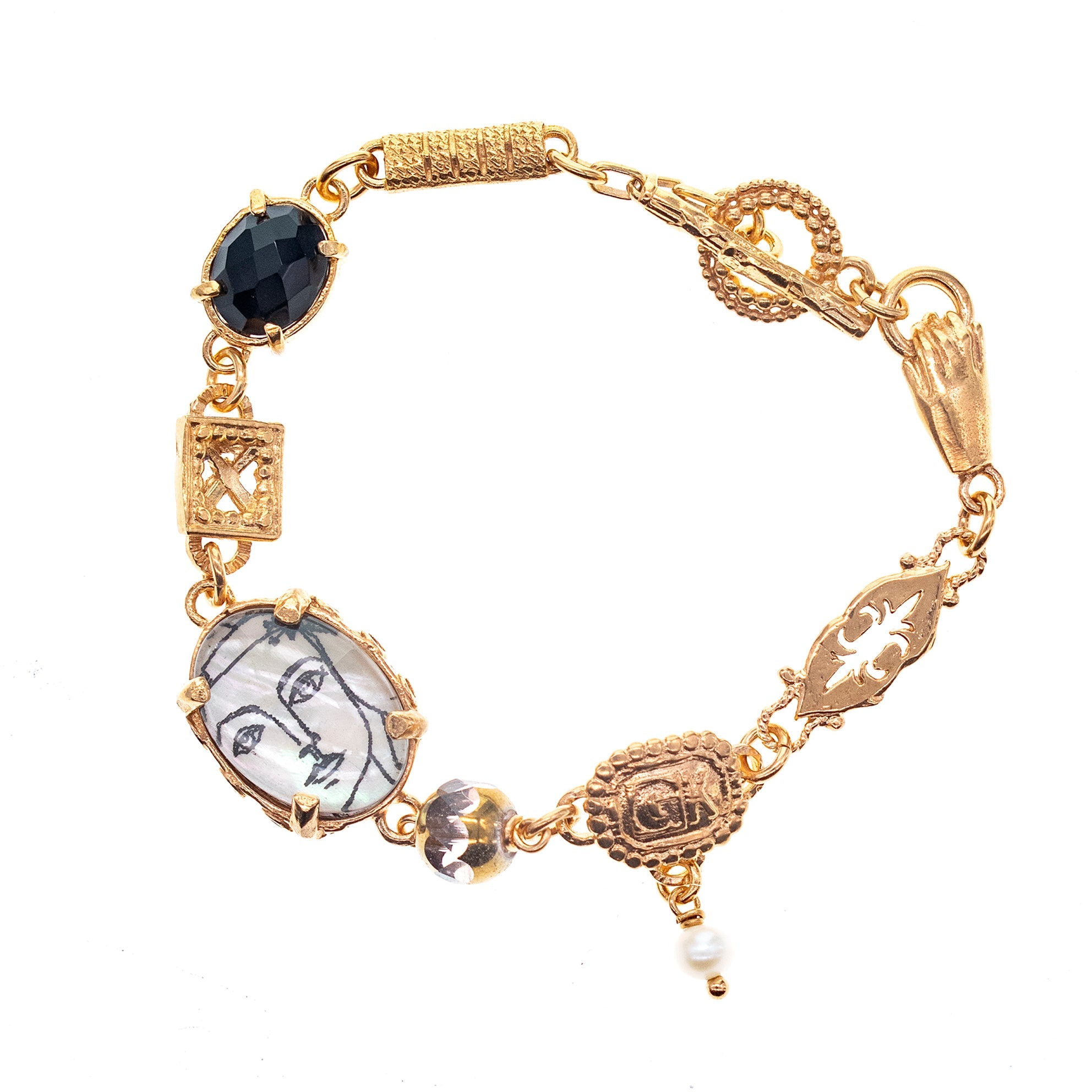 B 26g02 Picasso Charm Bracelet