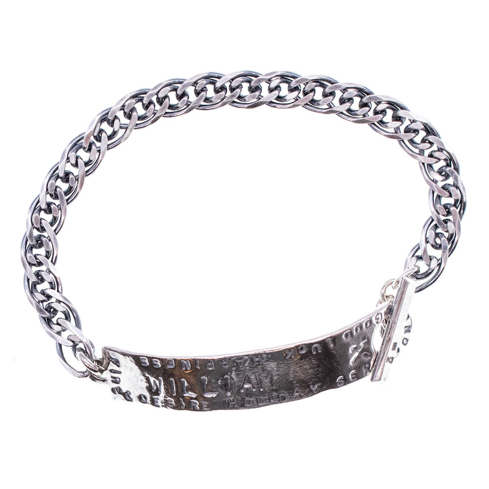 BMS03 sterling silver personal bracelet