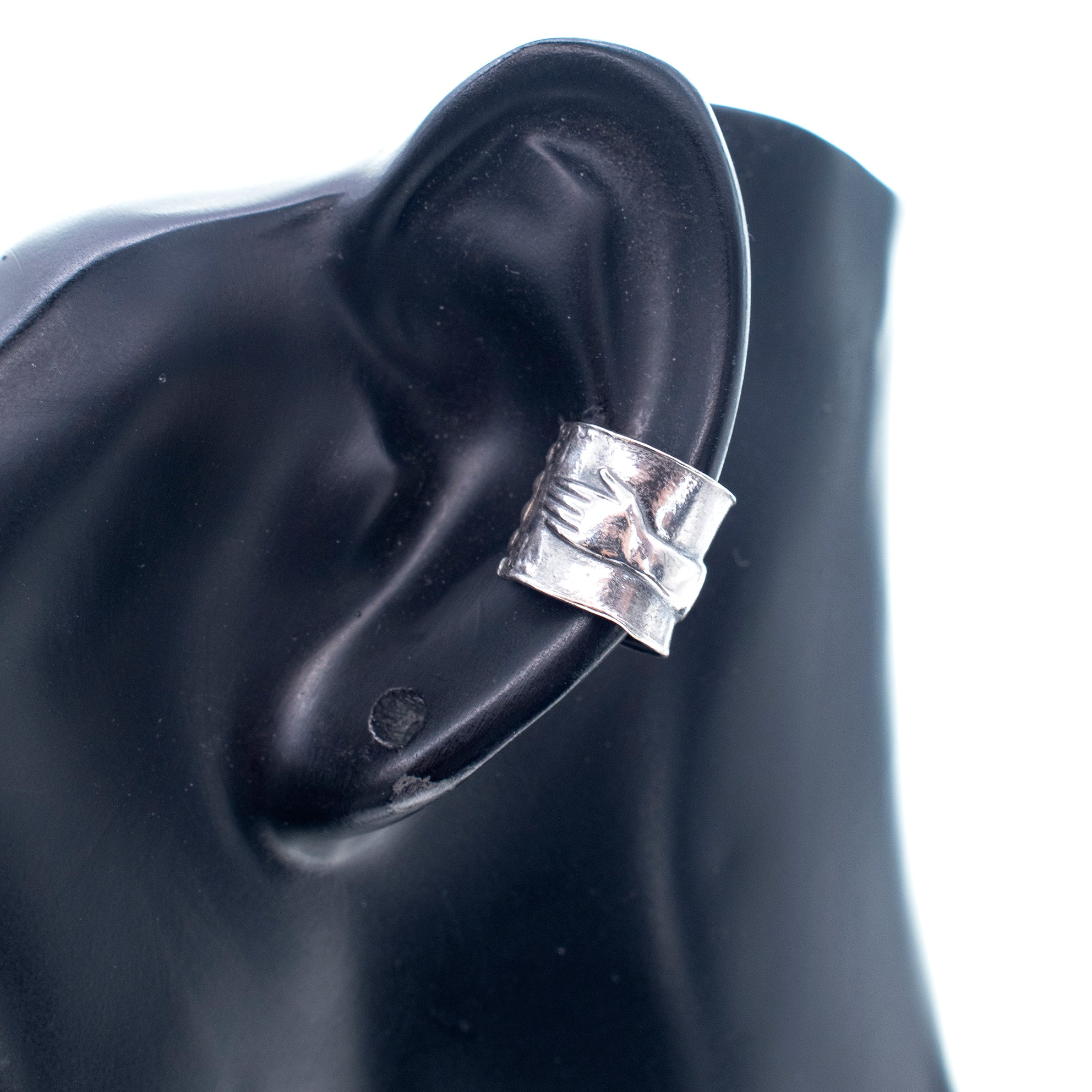 Ear cuff silver 31