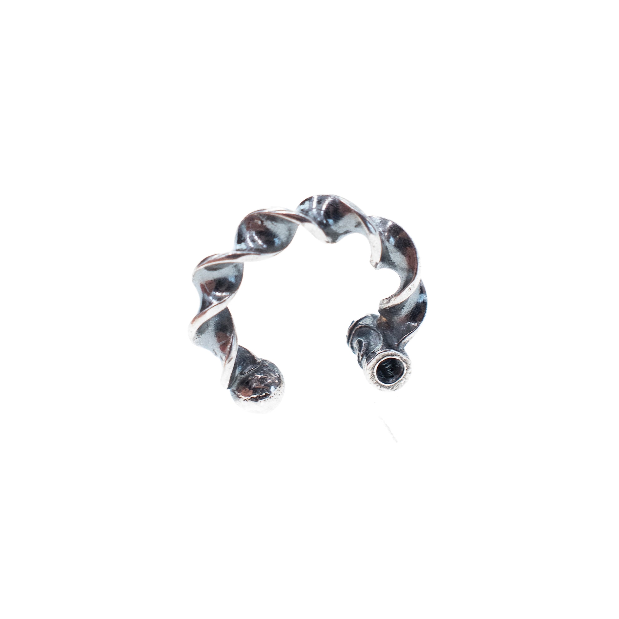Ear cuff silver 32