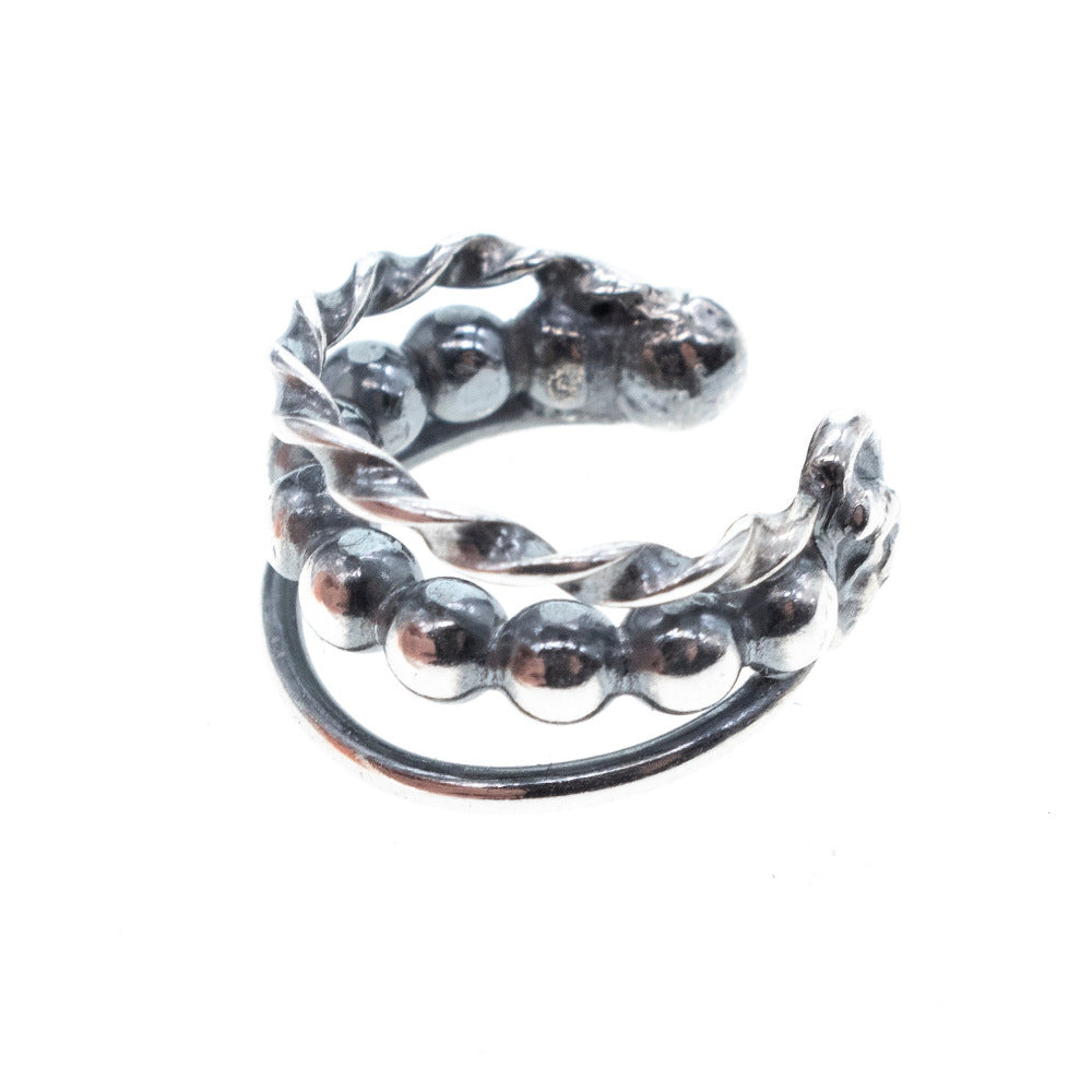Ear cuff silver 33