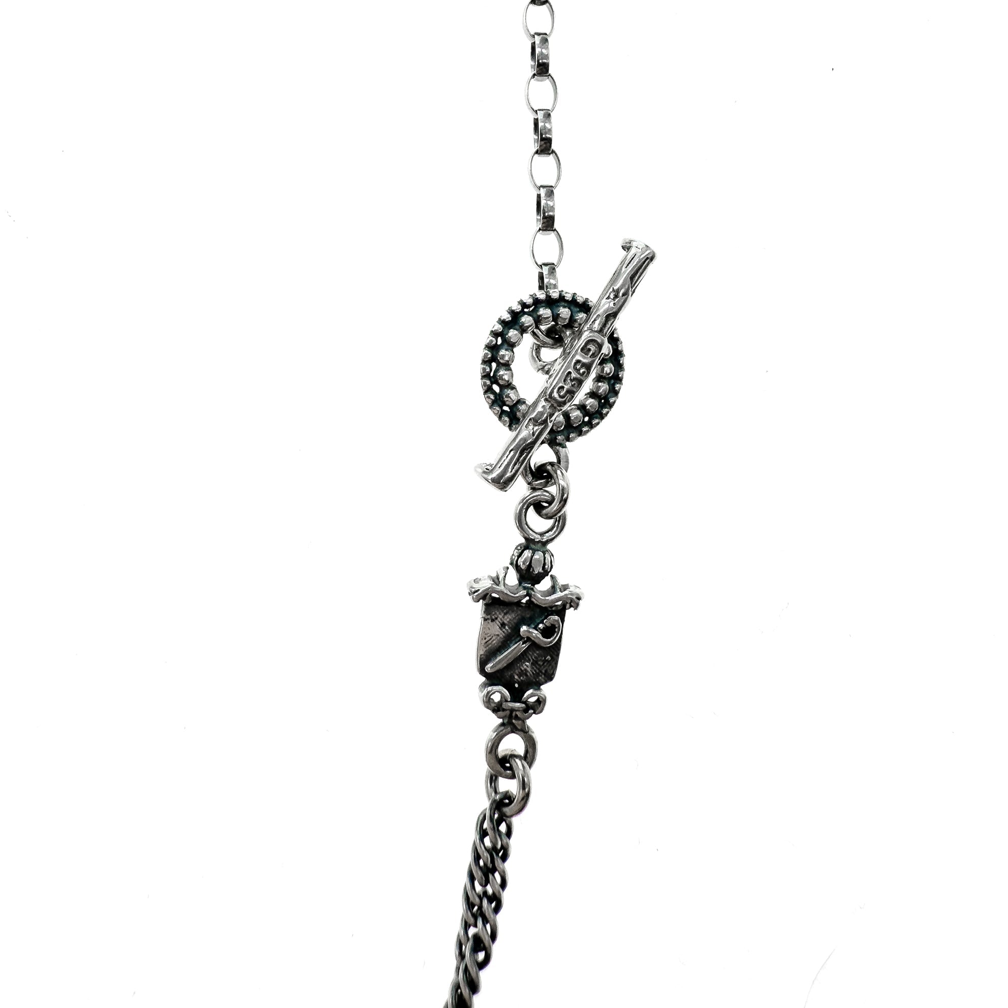 CH 239 Crest sterling Silver Chain Necklace