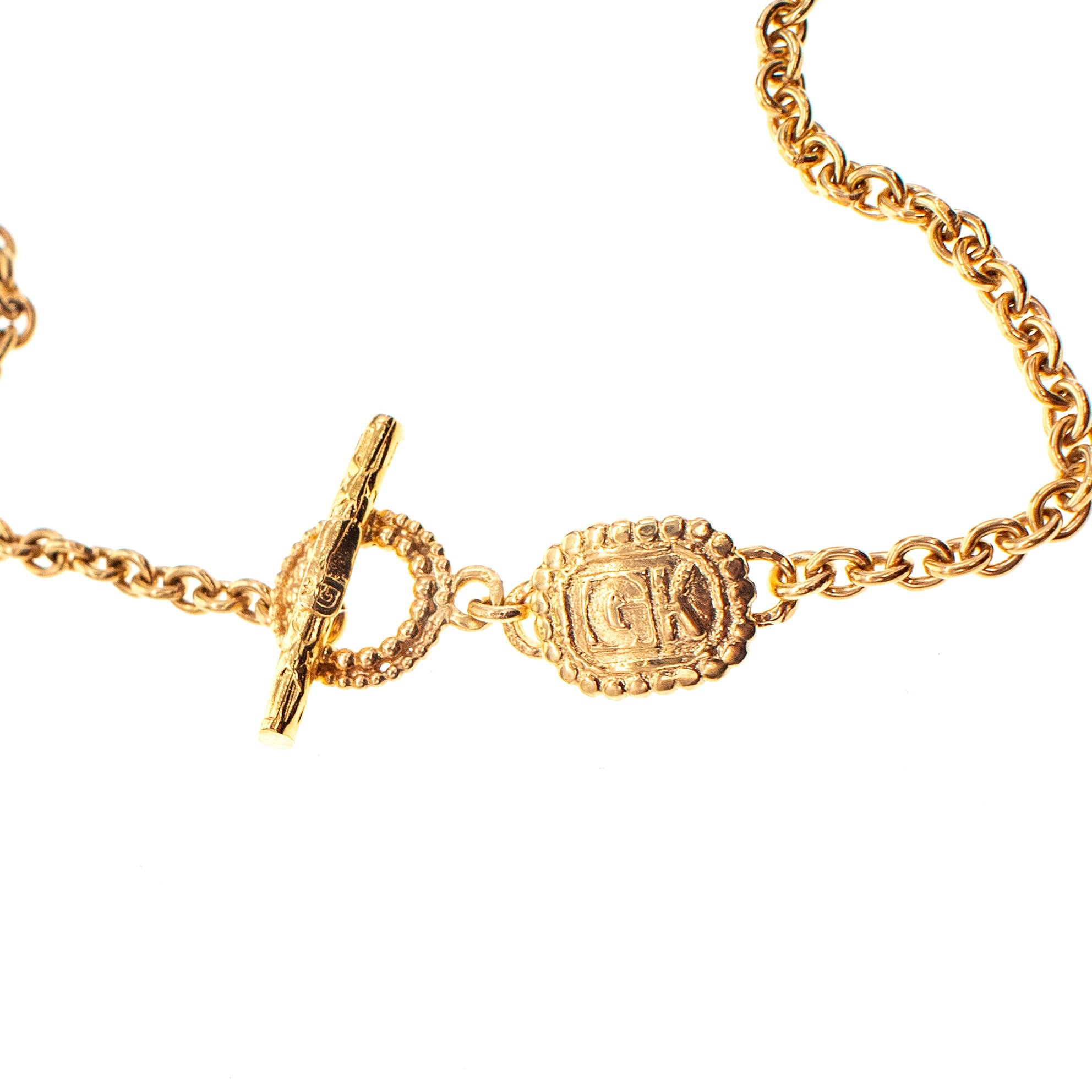 CH 26g02 Mixed Link Long Necklace