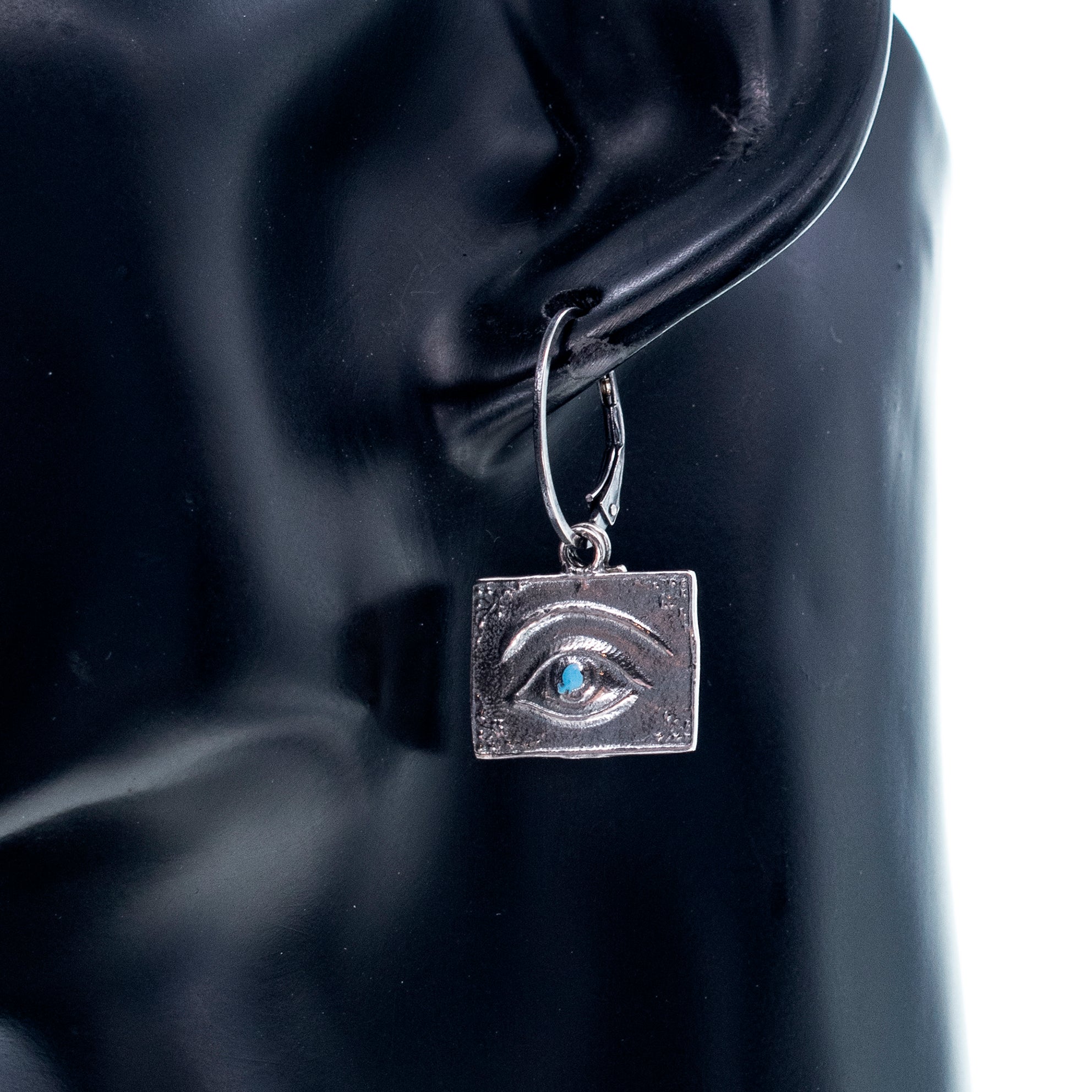 ES 25e26 Silver Eye "Ex Voto" Single Earring