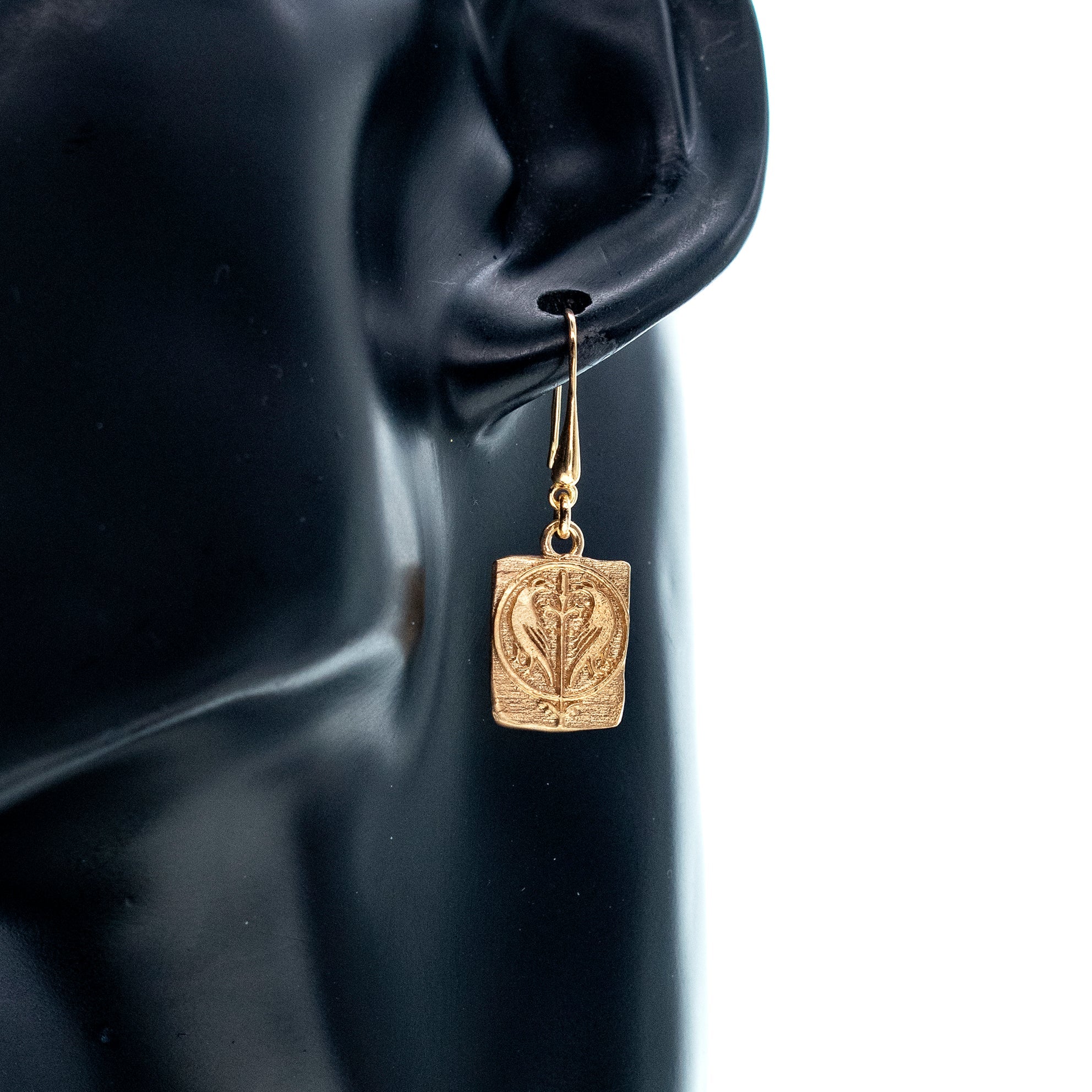 ES 25g24 Love birds single earring