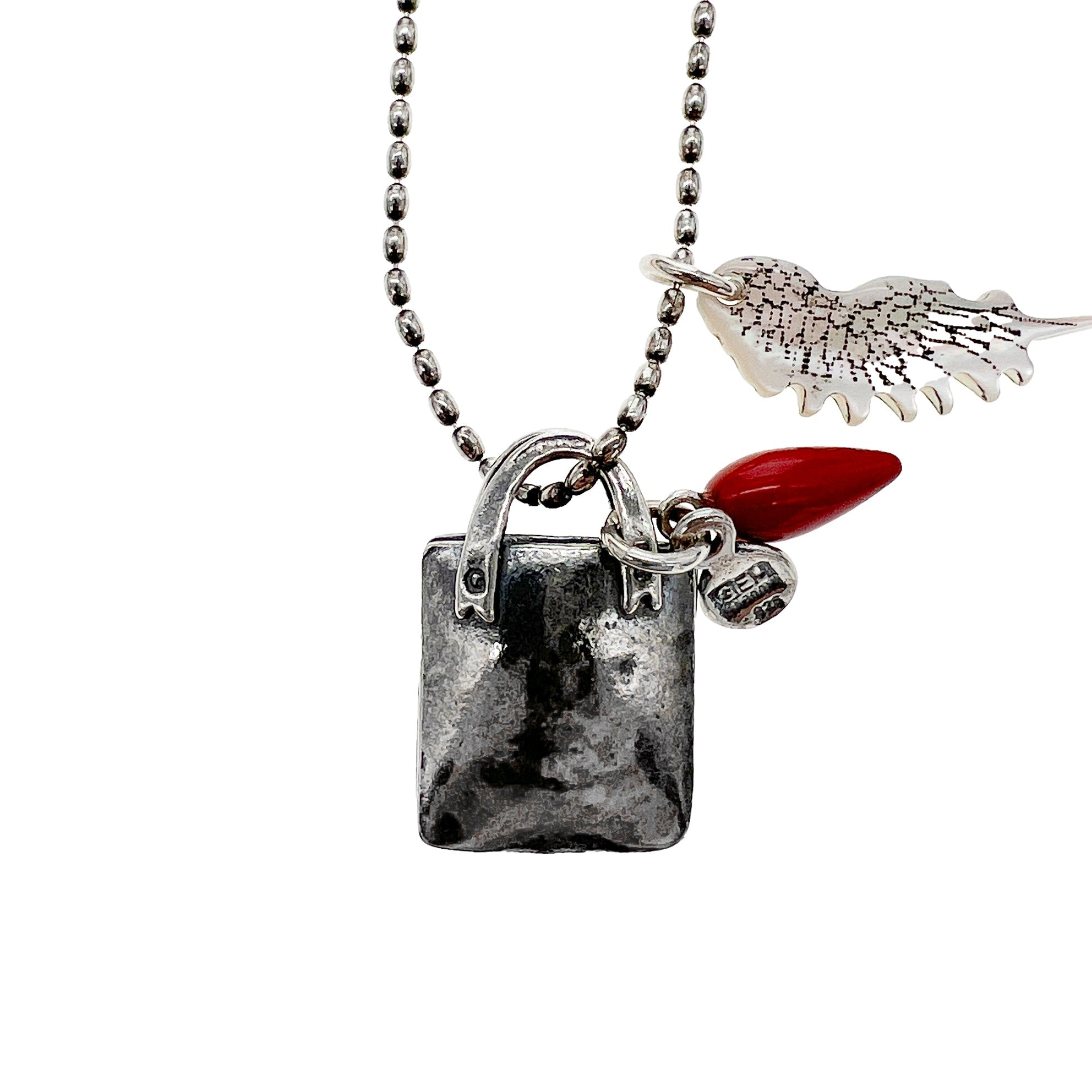 NK 24d21 tote bag necklace