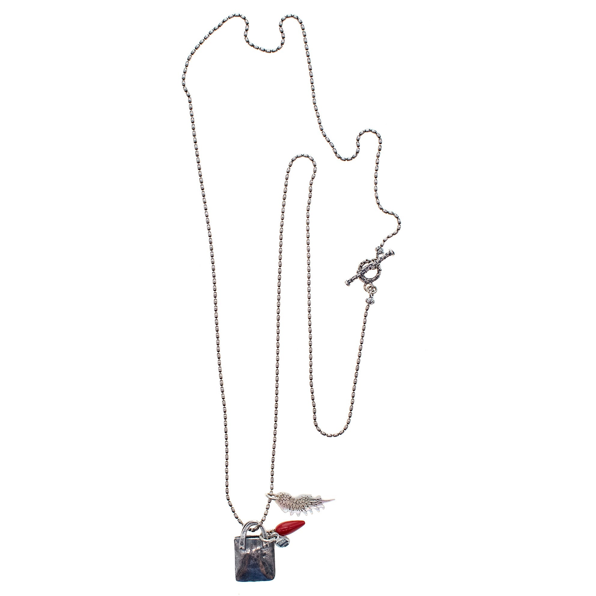 NK 24d21 tote bag necklace