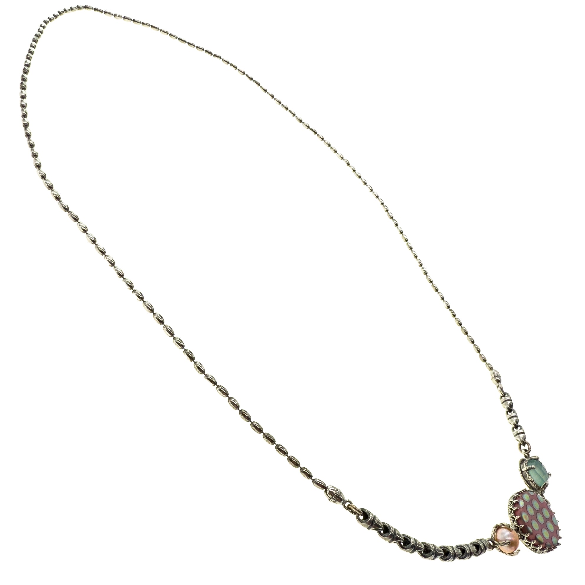 NK 25e13 Pastel Trio Long Necklace