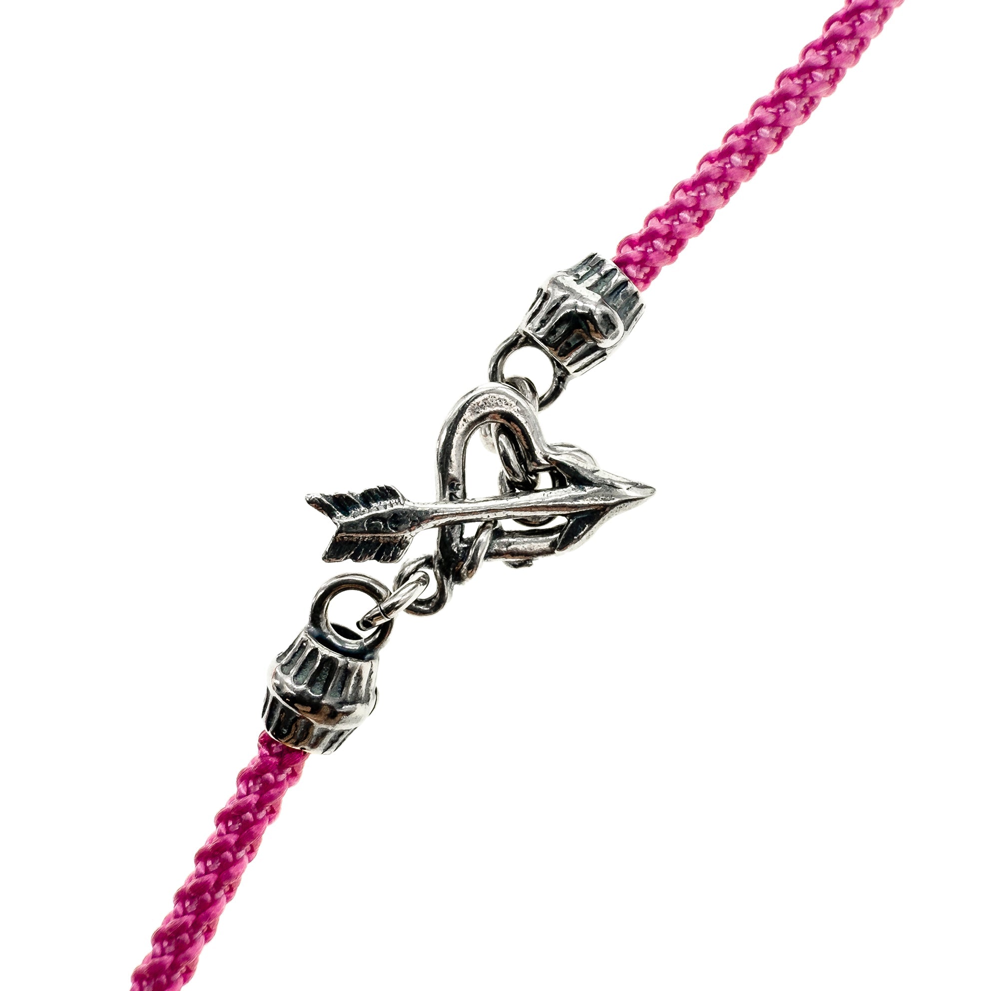 NK 25e16A Pink Mirrored Pendant Necklace