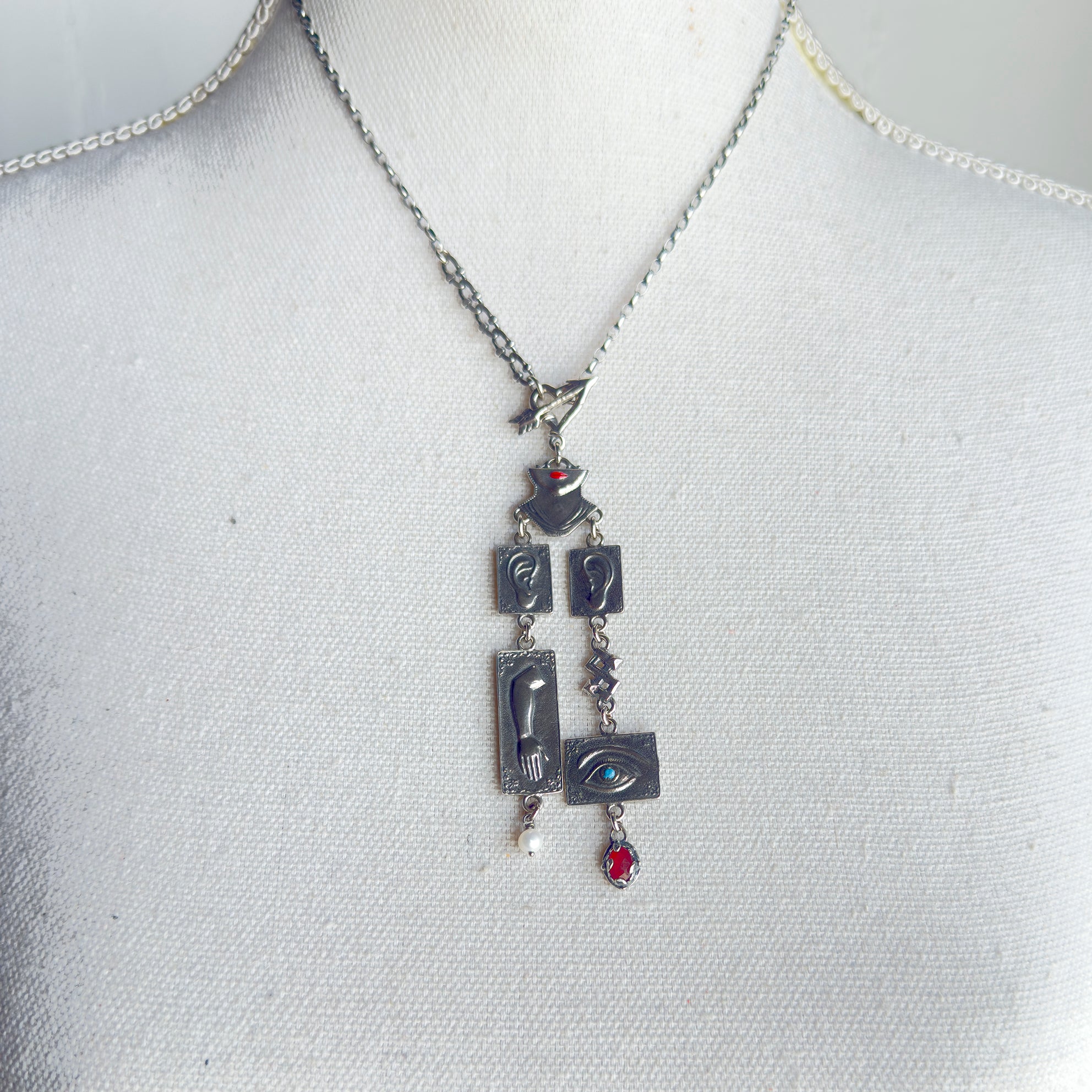NK 25e21 Ex Voto Chandelier Necklace