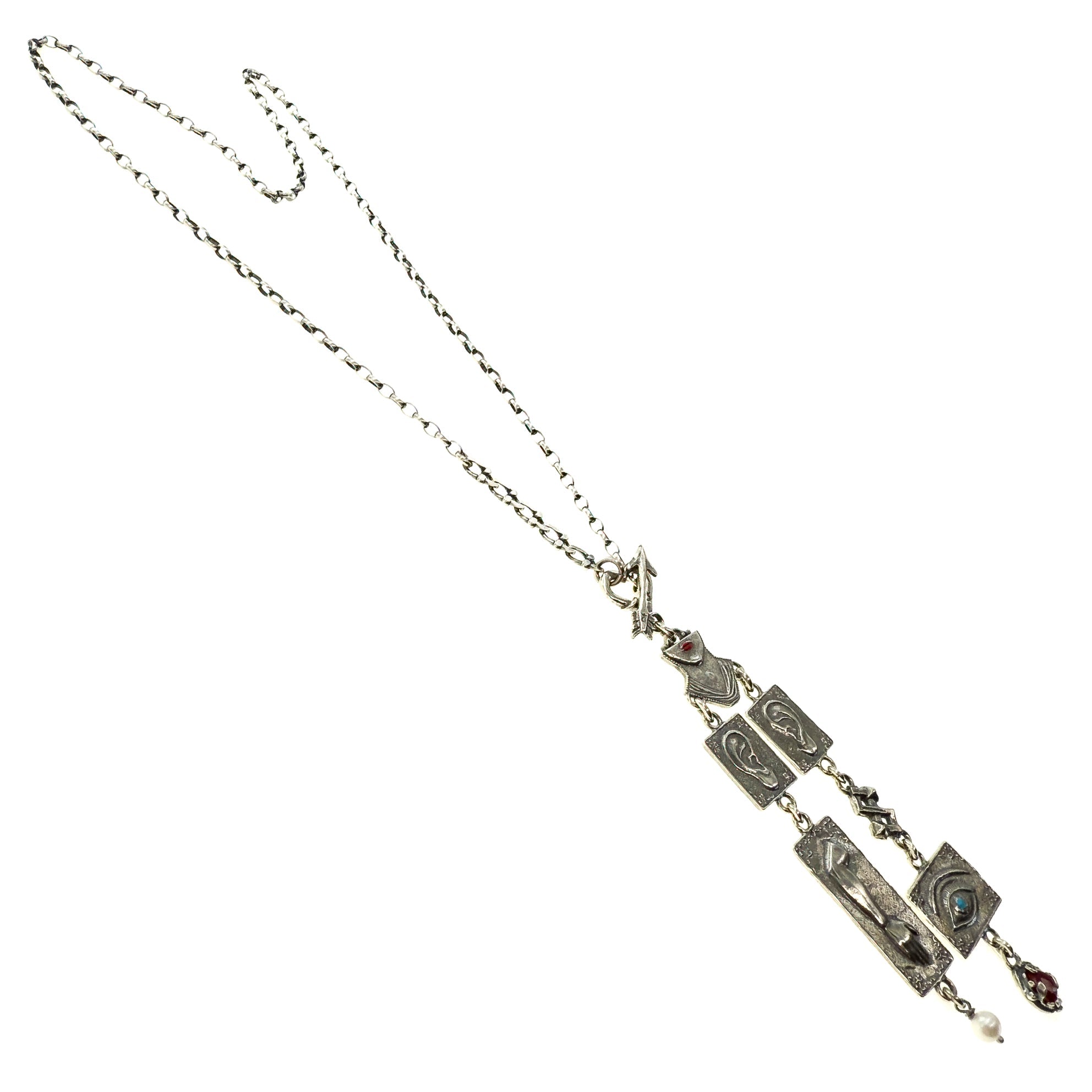 NK 25e21 Ex Voto Chandelier Necklace