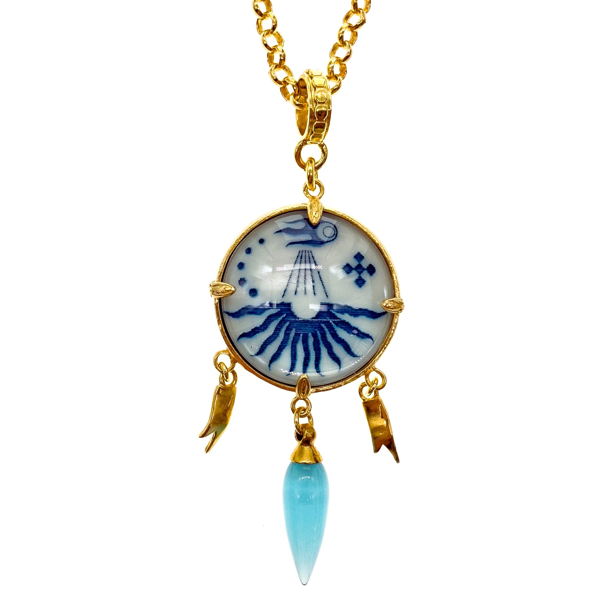 NK 25g06 Cosmic Glow Talisman Necklace