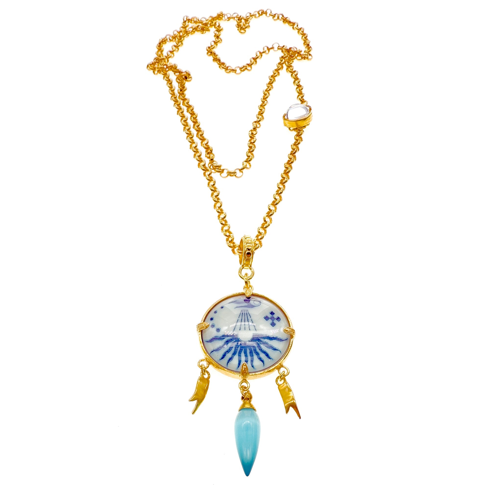 NK 25g06 Cosmic Glow Talisman Necklace