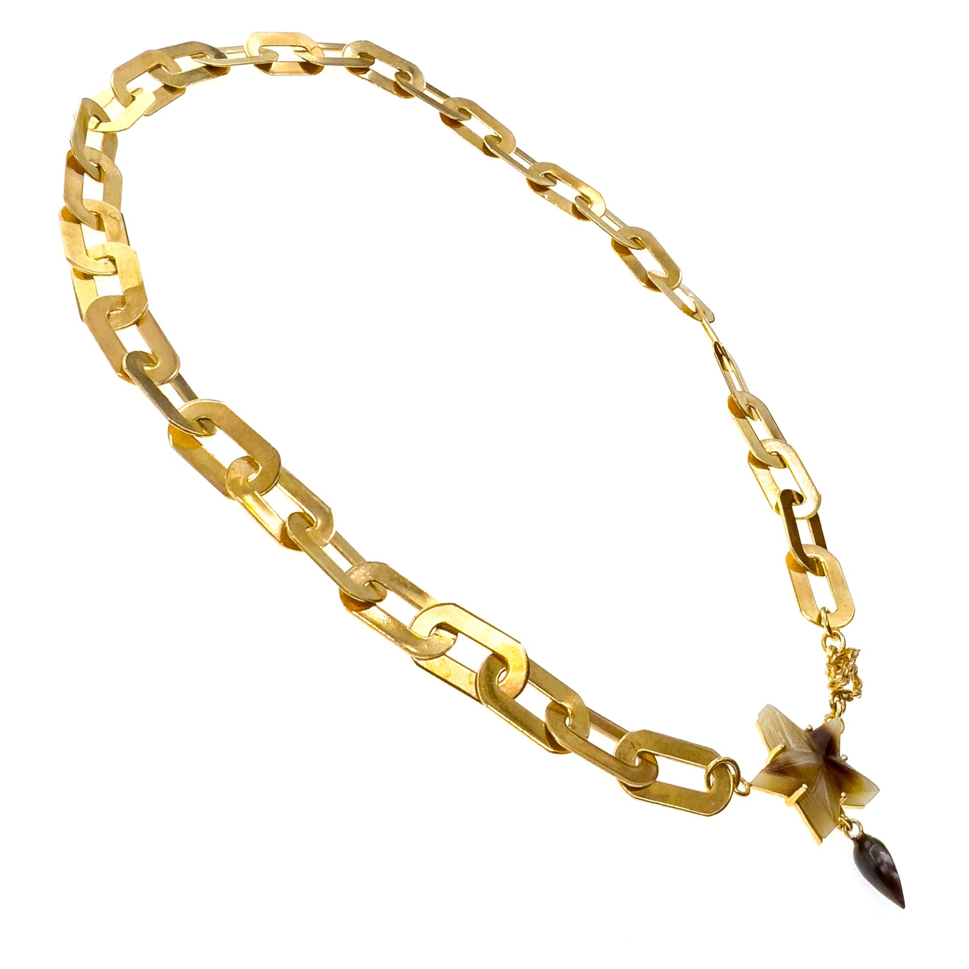 NK 25g14 Horn Star Necklace